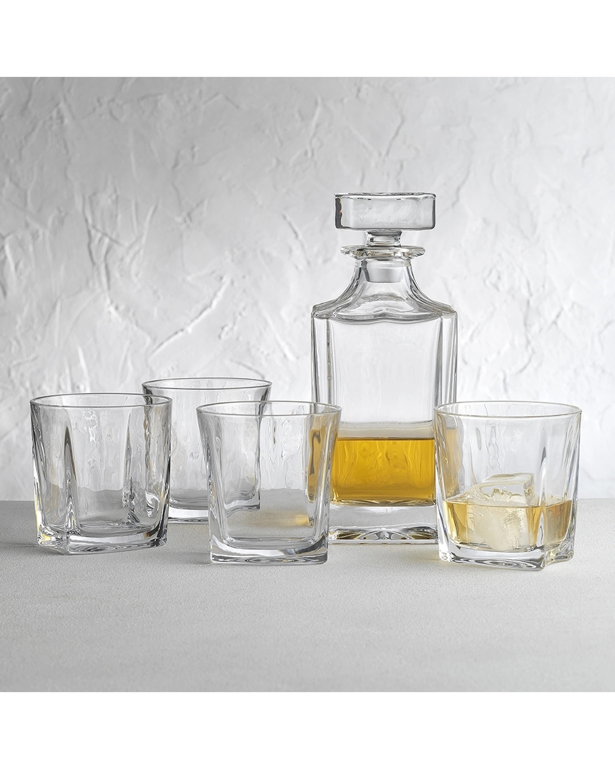 5 Ecology 5pc Louis Glass Whiskey Decanter Glass Set 740ml 250ml - Clear, 5 of 5