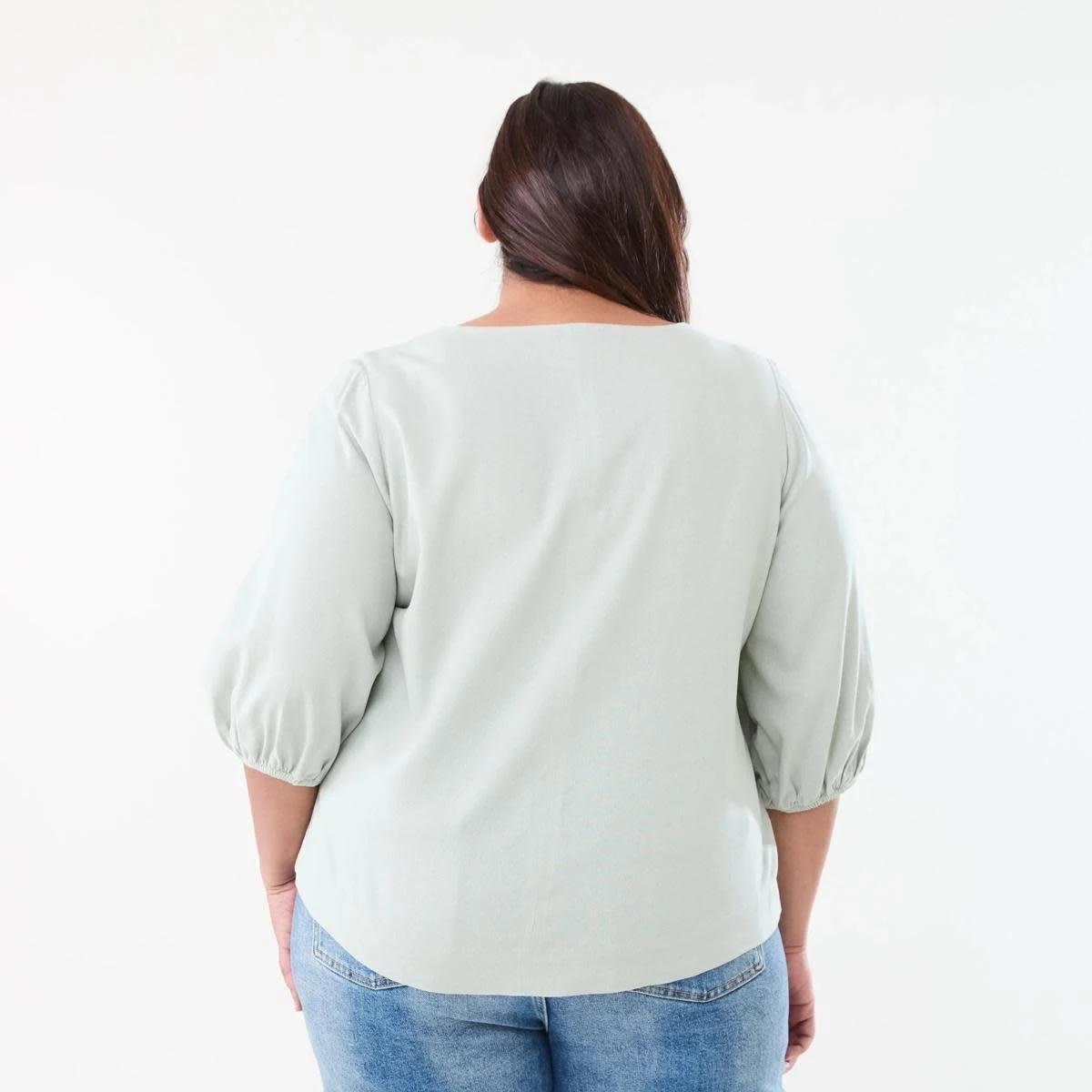 3 Curve Long Sleeve Top MINERAL GRAY, 3 of 5