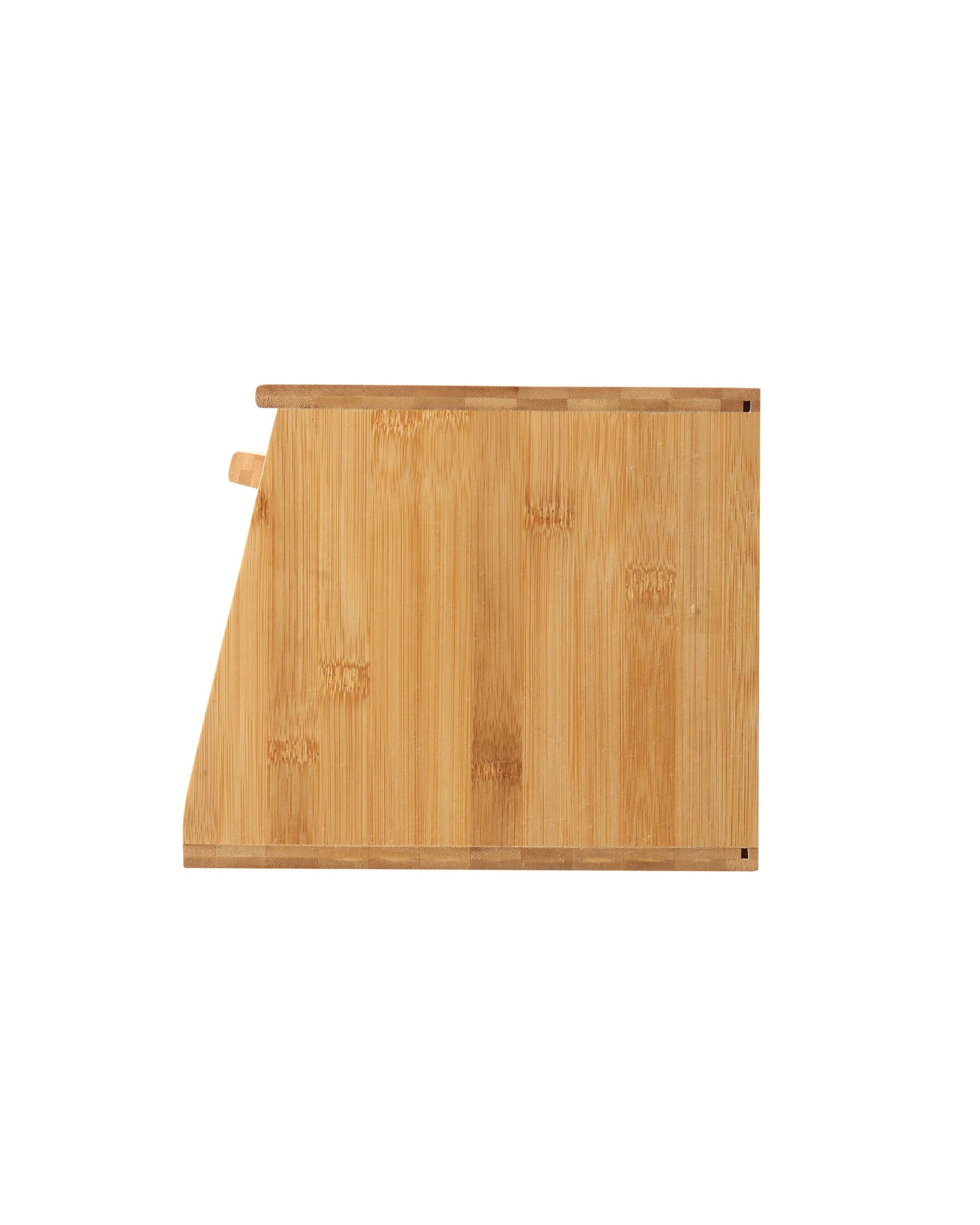 5 Sherwood Home Bamboo Bread Box With Lid 24x38x20cm - Natural, 5 of 6