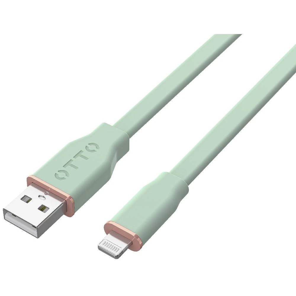 3 Otto 2m USB-A to Lightning Cable Mint, 3 of 7