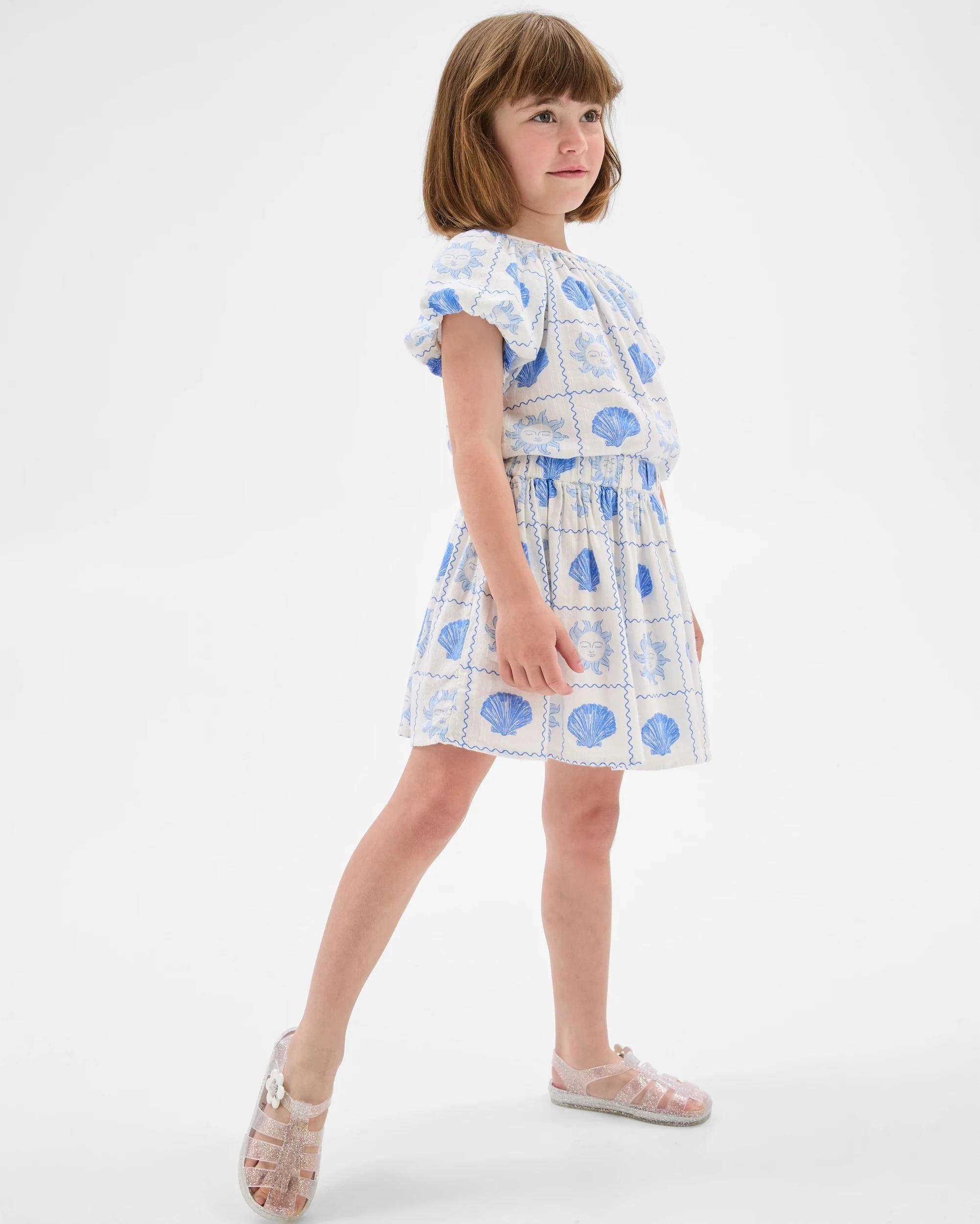 1 Target Woven Skirt BLUE SUN SHELLS, 1 of 6