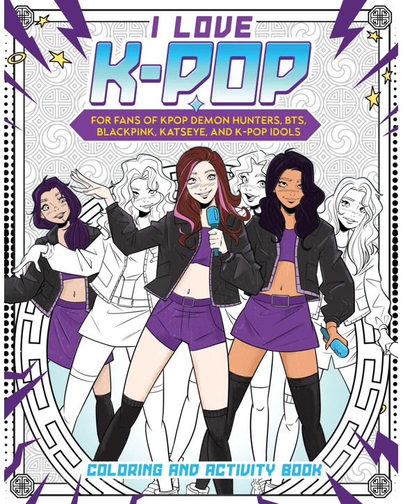 I Love K-Pop Coloring and Activity Book - Kmart
