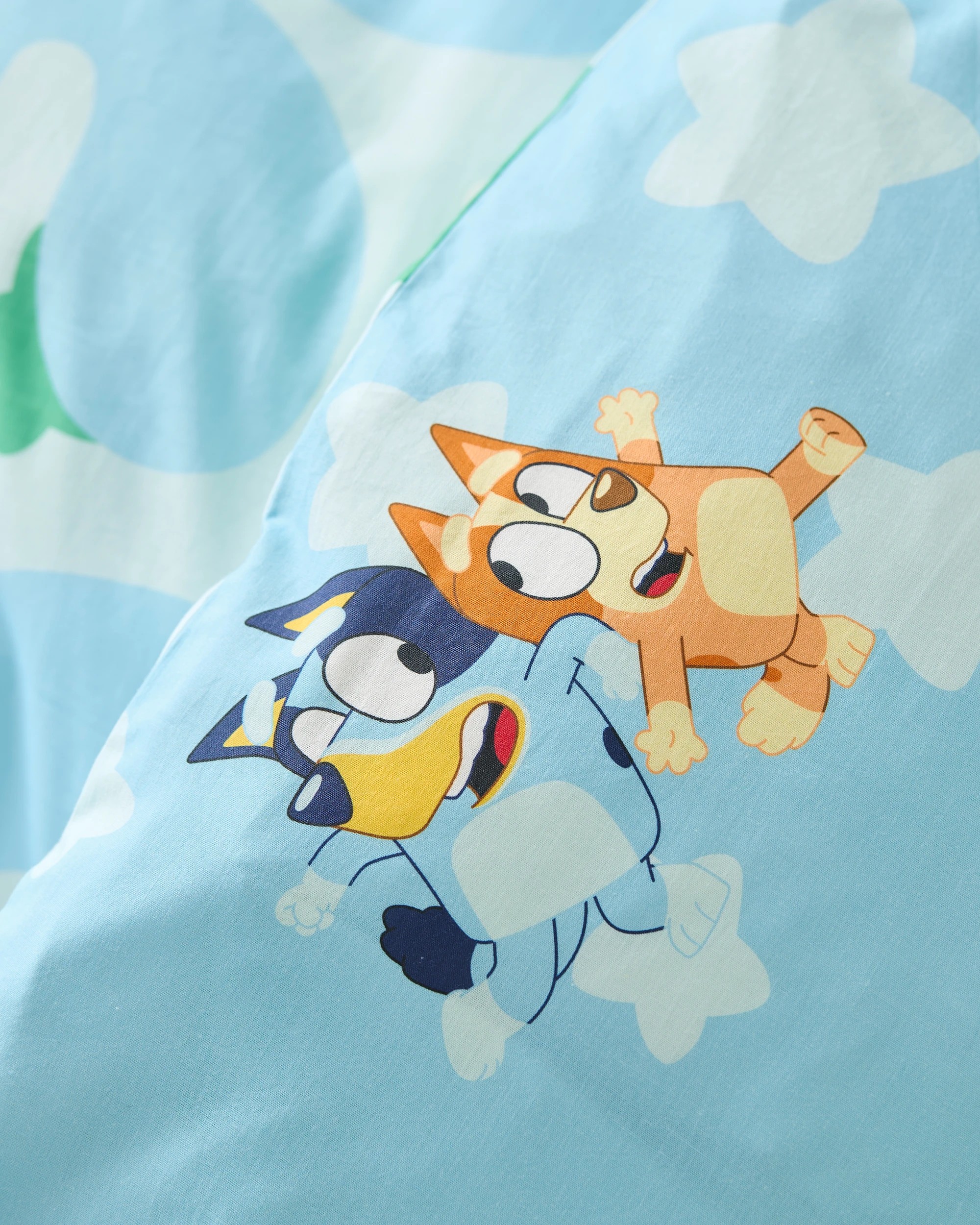 7 Bluey & Bingo Cotton Quilt Cover Set - Single Bed - Blue, 7 of 10