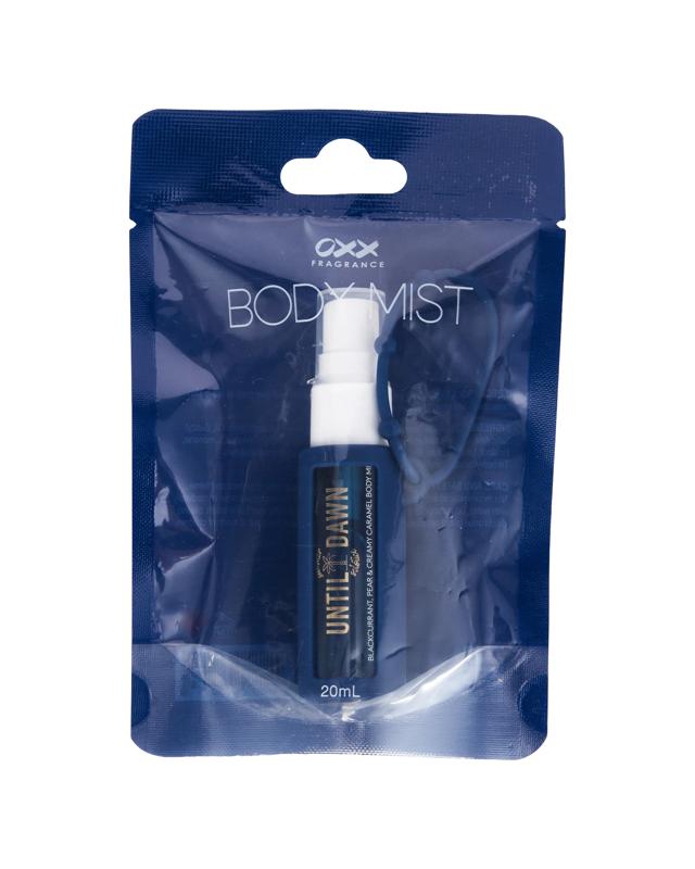OXX Fragrance Until Dawn Summer Solstice Body Mist 20ml - Blackcurrant, Pear and Creamy Car