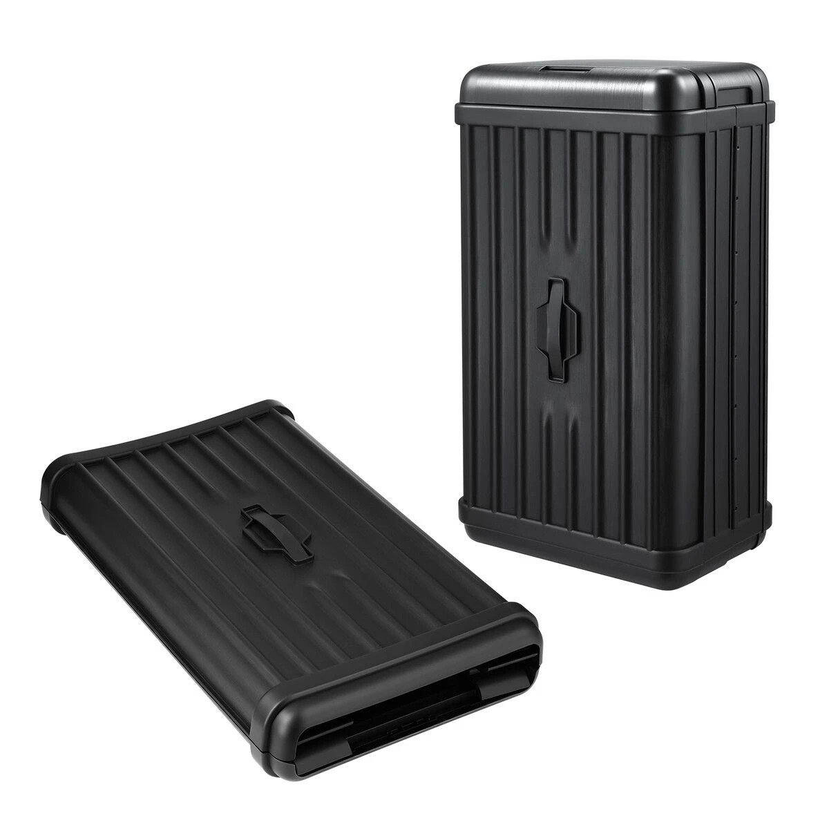 1 Maxkon 50L Foldable Motion Sensor Rubbish Bin Touchless Automatic Plastic Dustbin Kitchen, 1 of 4
