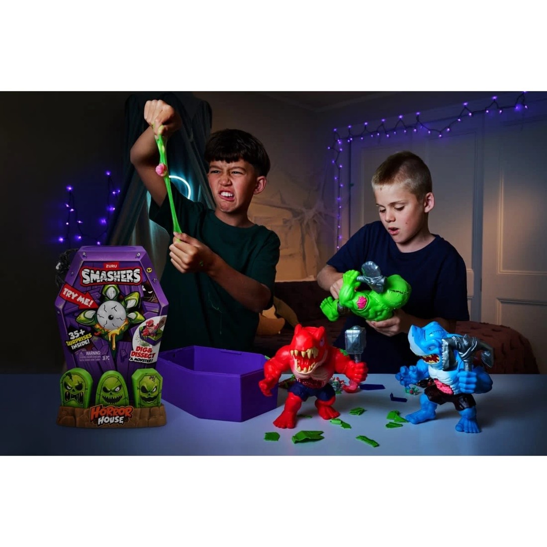 8 36 Piece Zuru Smashers Mega Horror House Playset - Assorted, 8 of 10