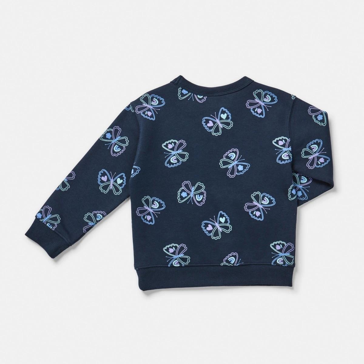 8 All Over Print Crew Neck Sweatshirt Butterfly, 8 of 8