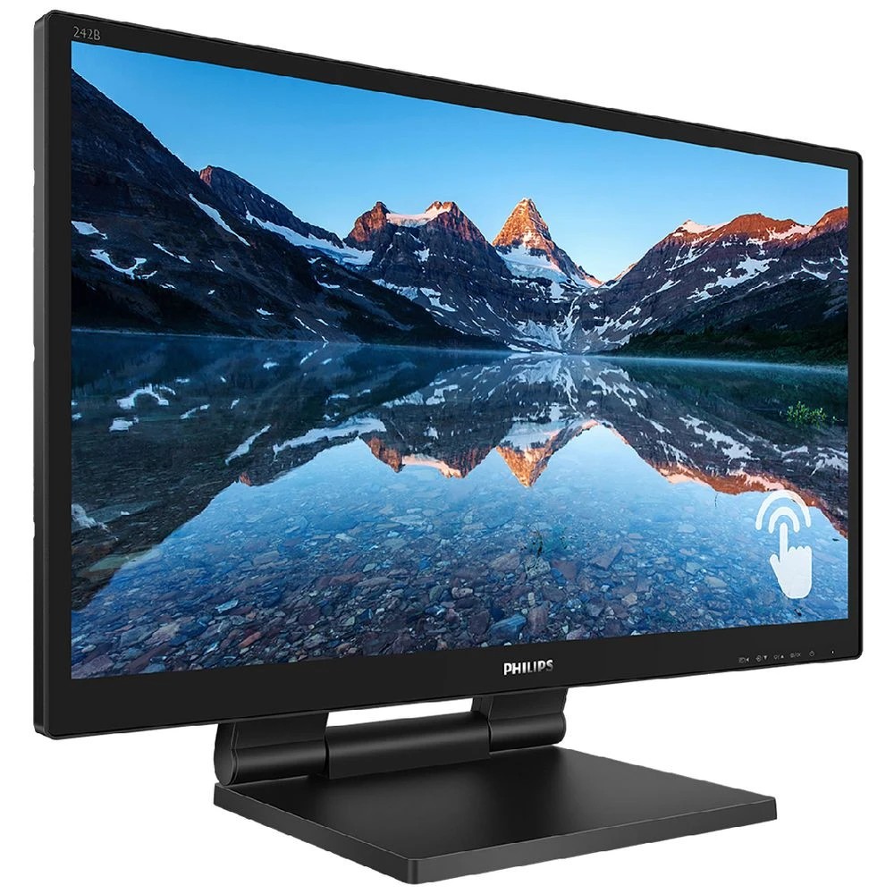 2 Philips 24" FHD 60Hz Touch Screen Monitor 242B9T, 2 of 7