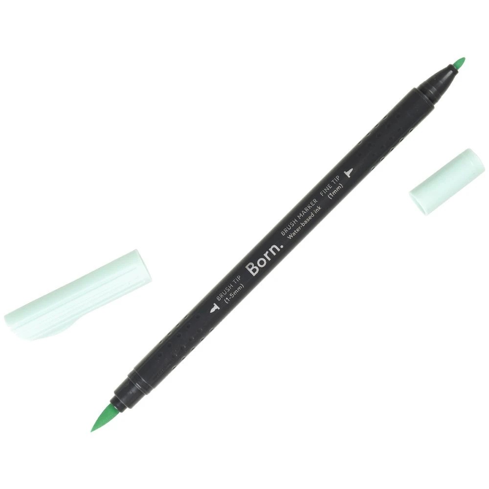 3 Born Professional Brush Dual-Tip Marker Aqua Tint 243, 3 of 4