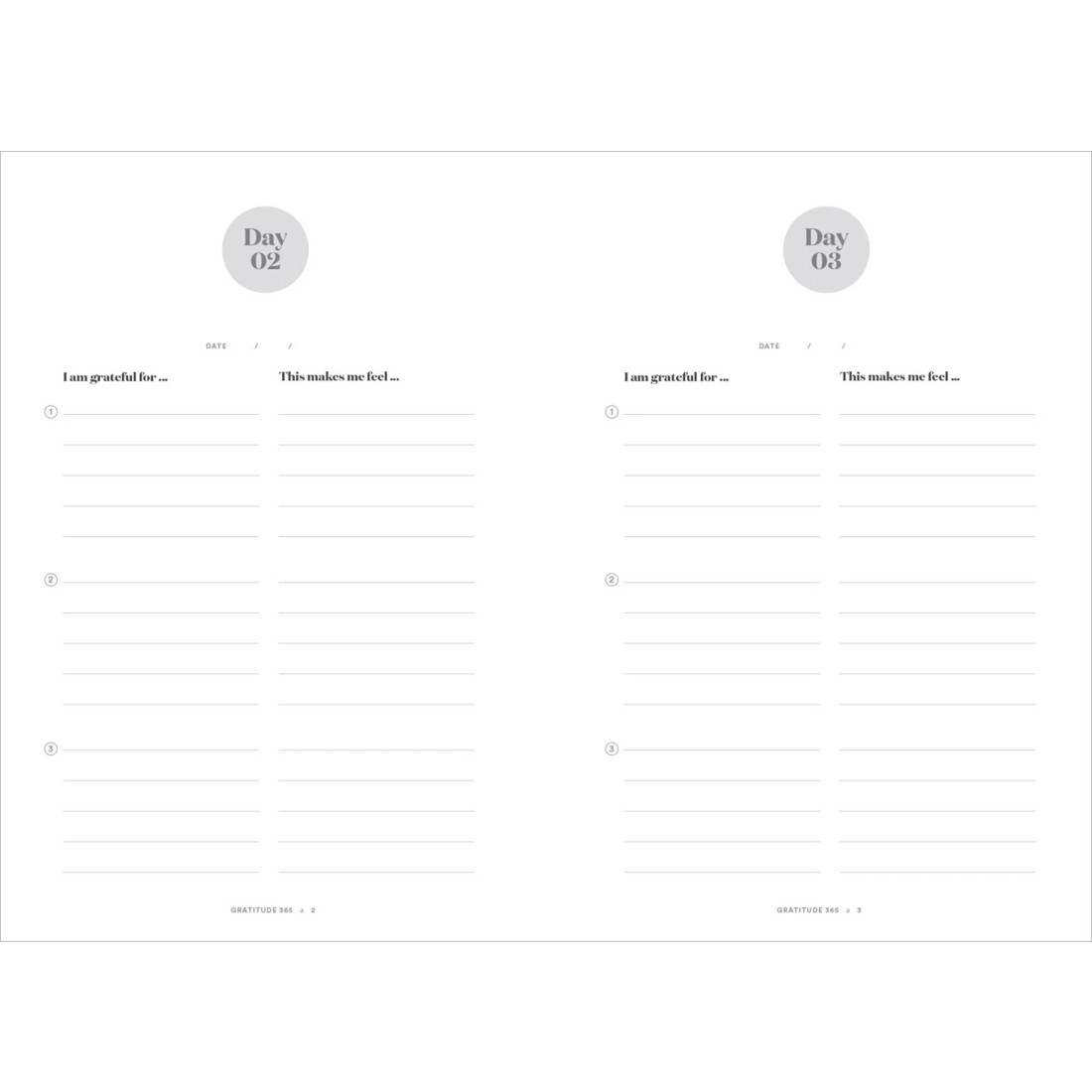 5 Gratitude 365: A Year of Self-Discovery - Book, 5 of 5