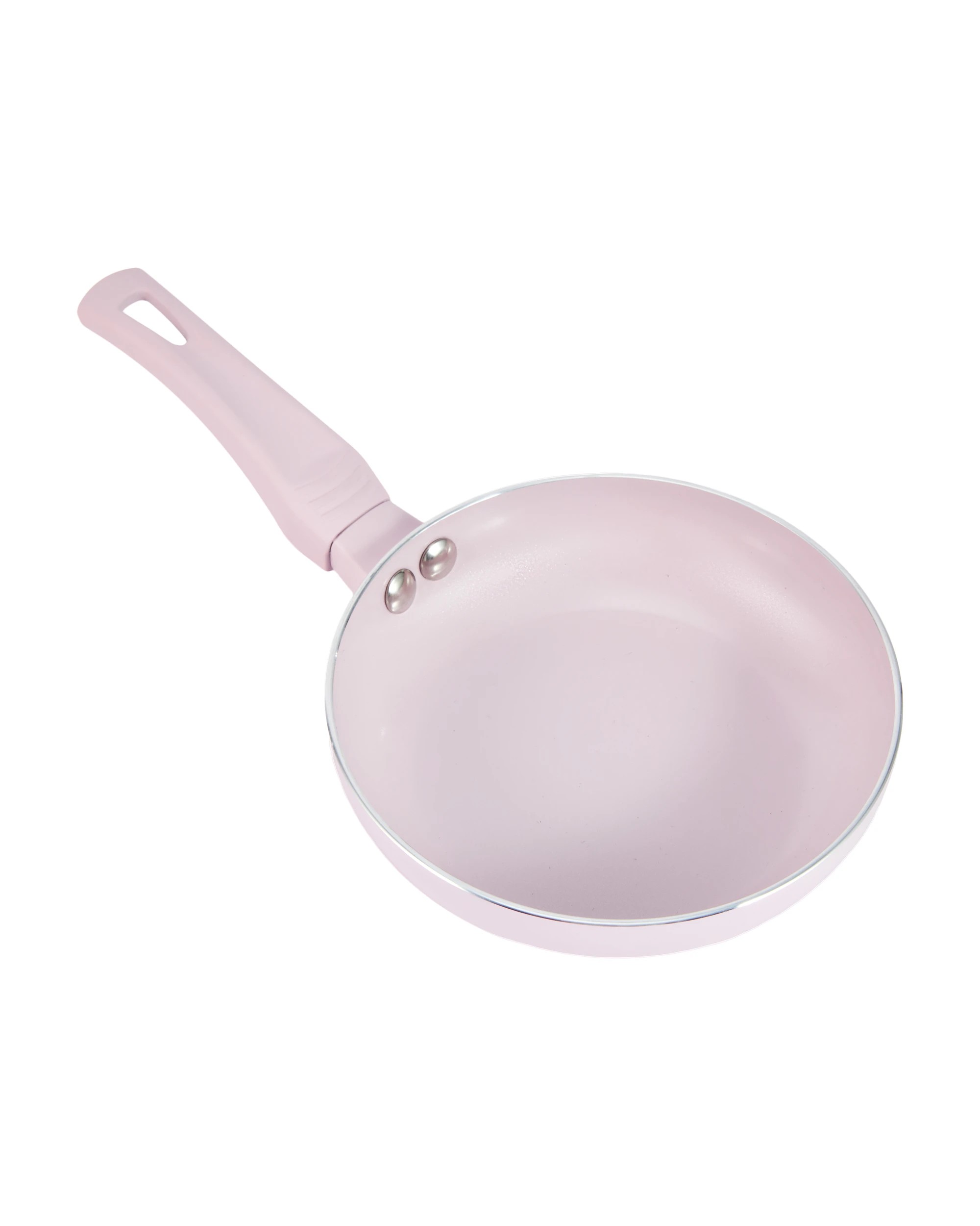 2 14cm Mini Fry Pan with Egg Flip - Pink, 2 of 10