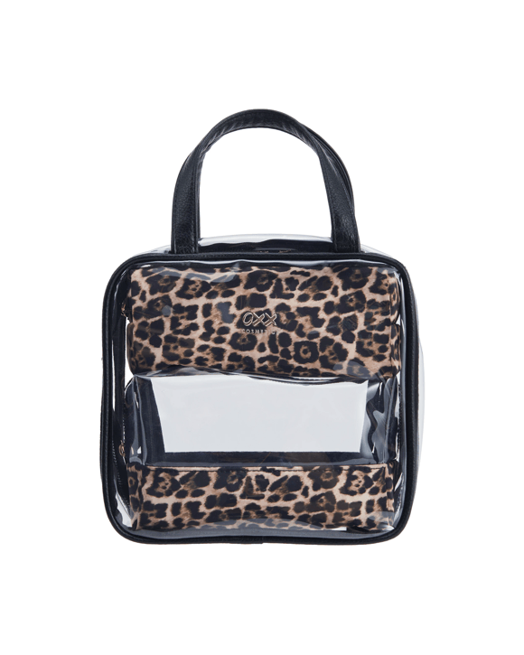 OXX Cosmetics 3 Piece Makeup Bag - Animal Print