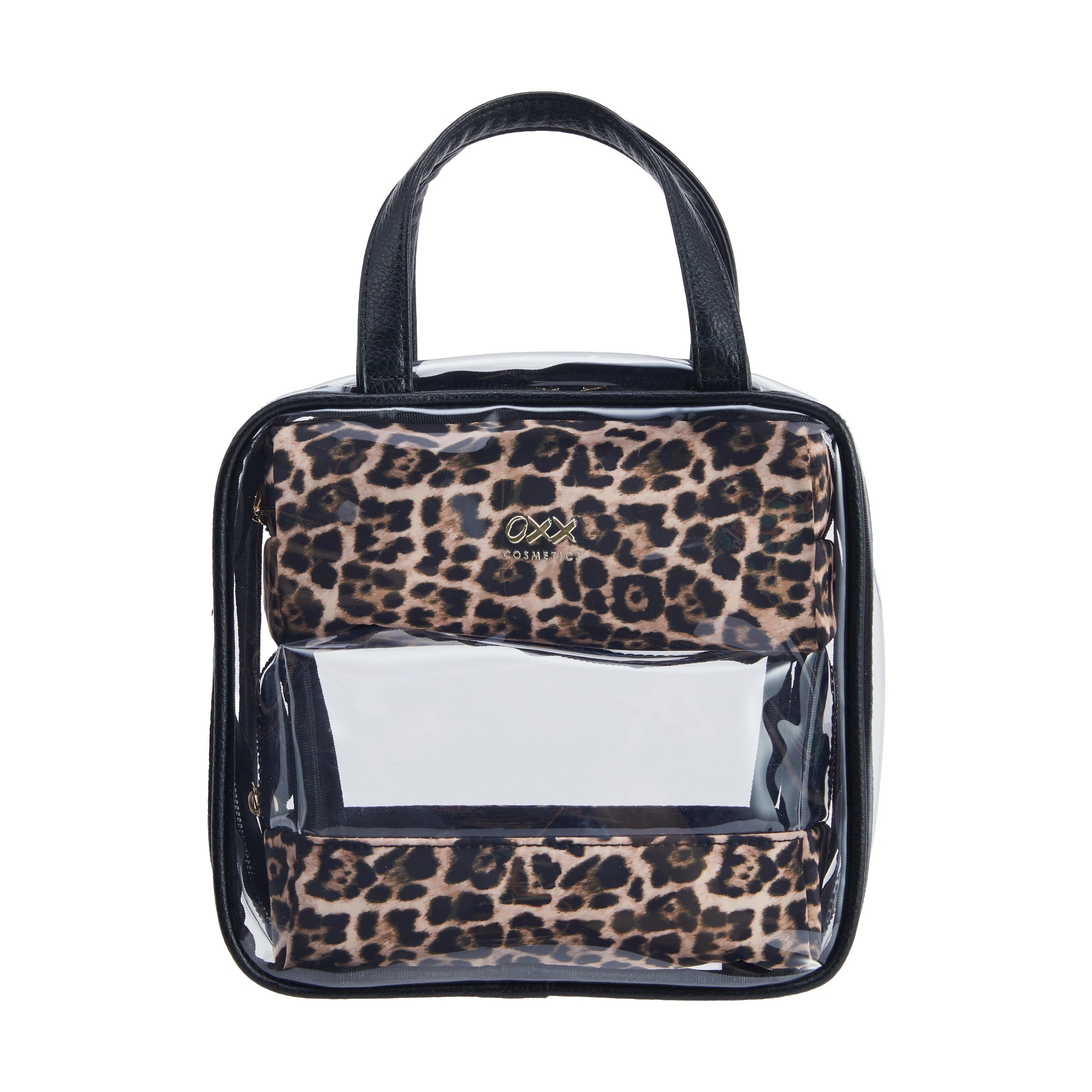 1 OXX Cosmetics 3 Piece Makeup Bag - Animal Print, 1 of 7
