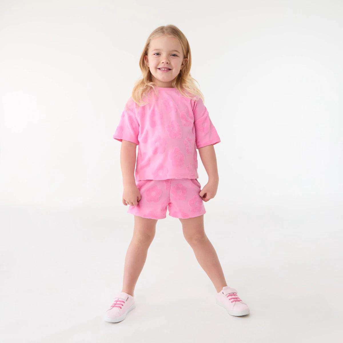 5 Texture Shorts DAISY TERRY BUBBLEGUM PINK, 5 of 6