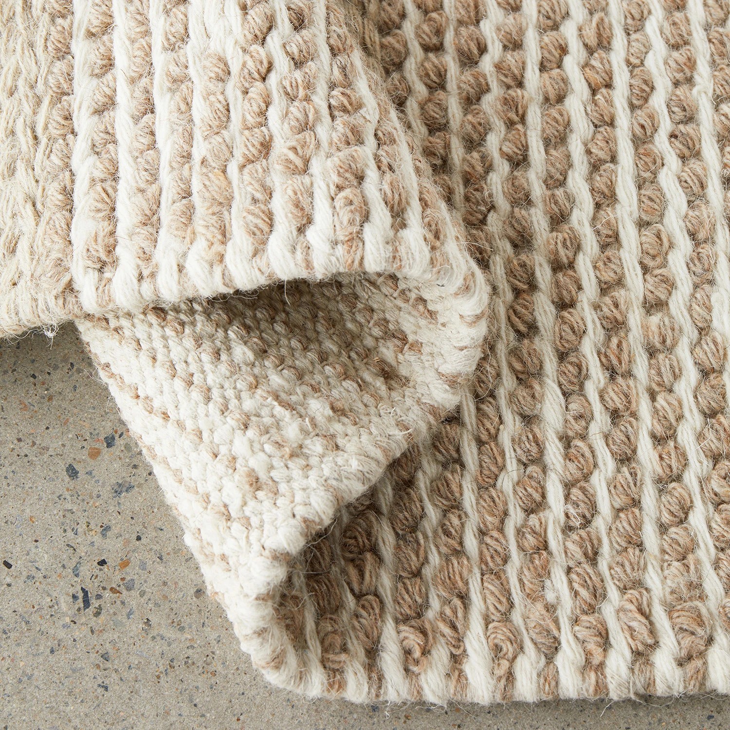 6 Common Ground Rugs Camden Taylor 320x230cm - Extra Large Hand Woven Floor Rug - Beige, 6 of 6