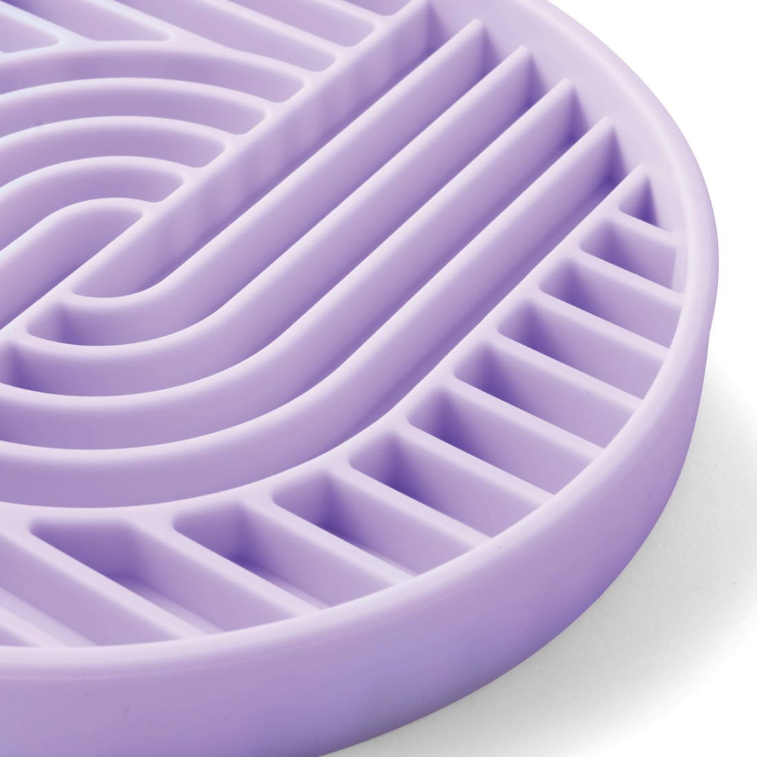 3 Pet Silicone Feeding Plate - Lilac, 3 of 7