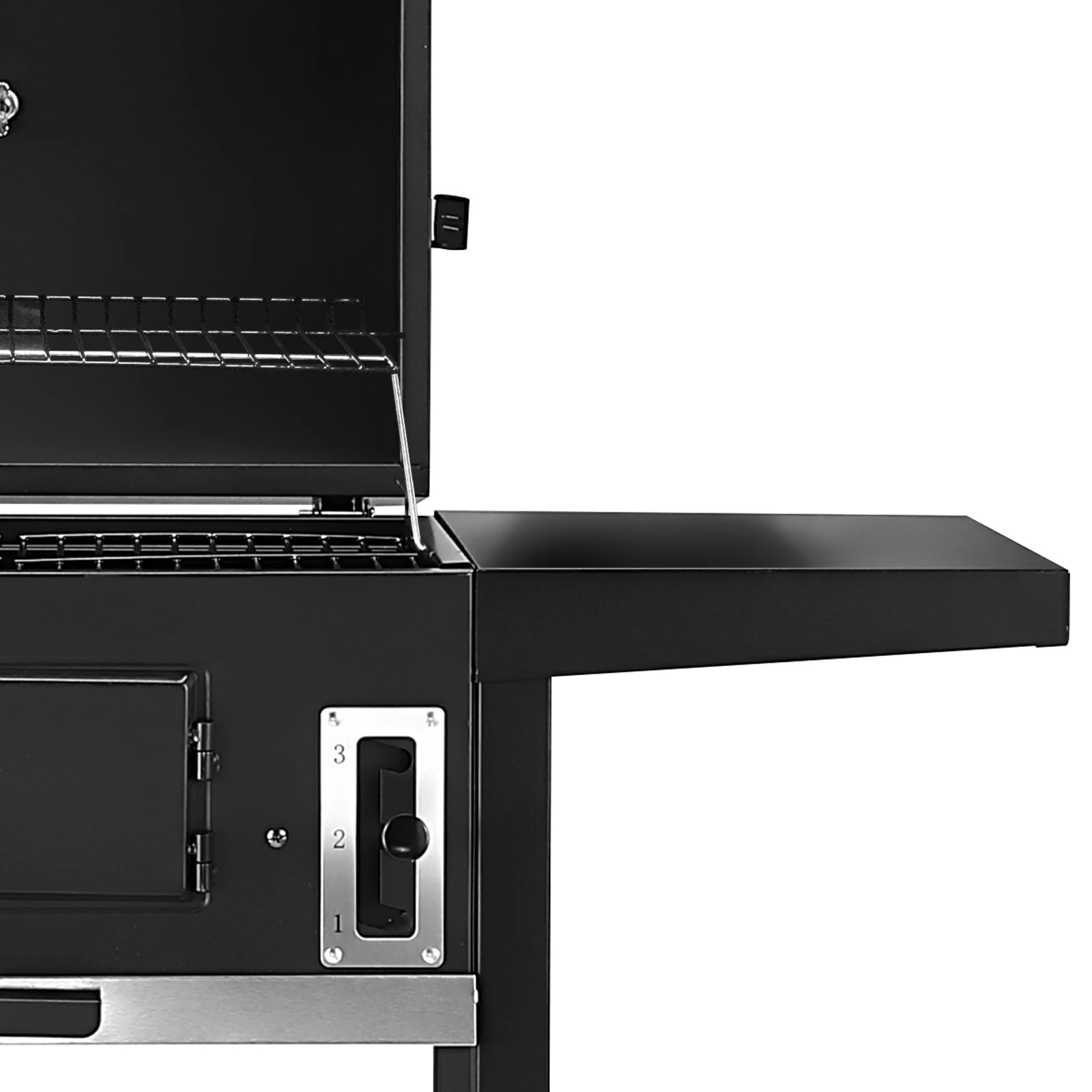 7 Ausway Steel Charcoal BBQ Barbecue Grill Trolley, 7 of 7