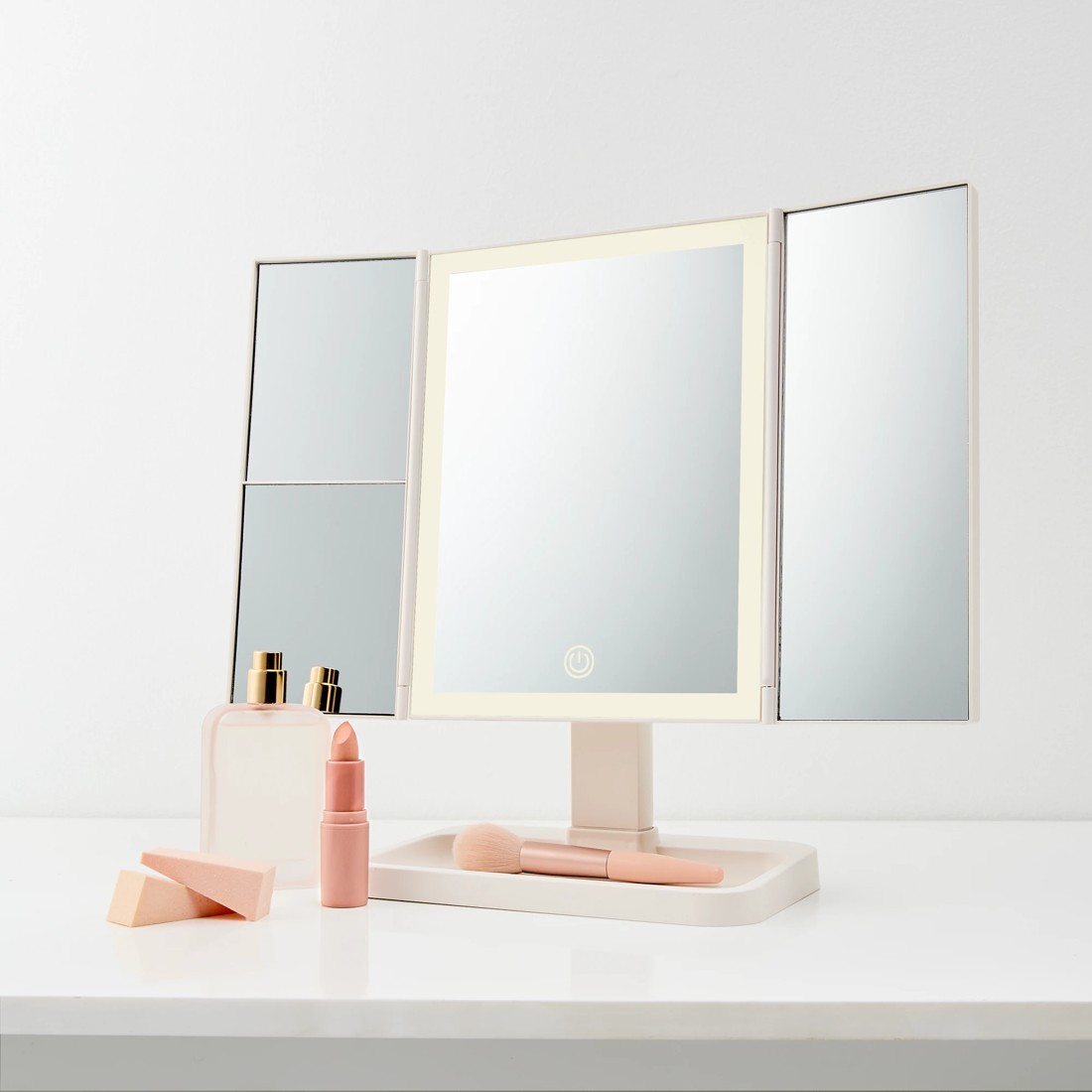 3 Trifold LED Mirror, 3 of 10