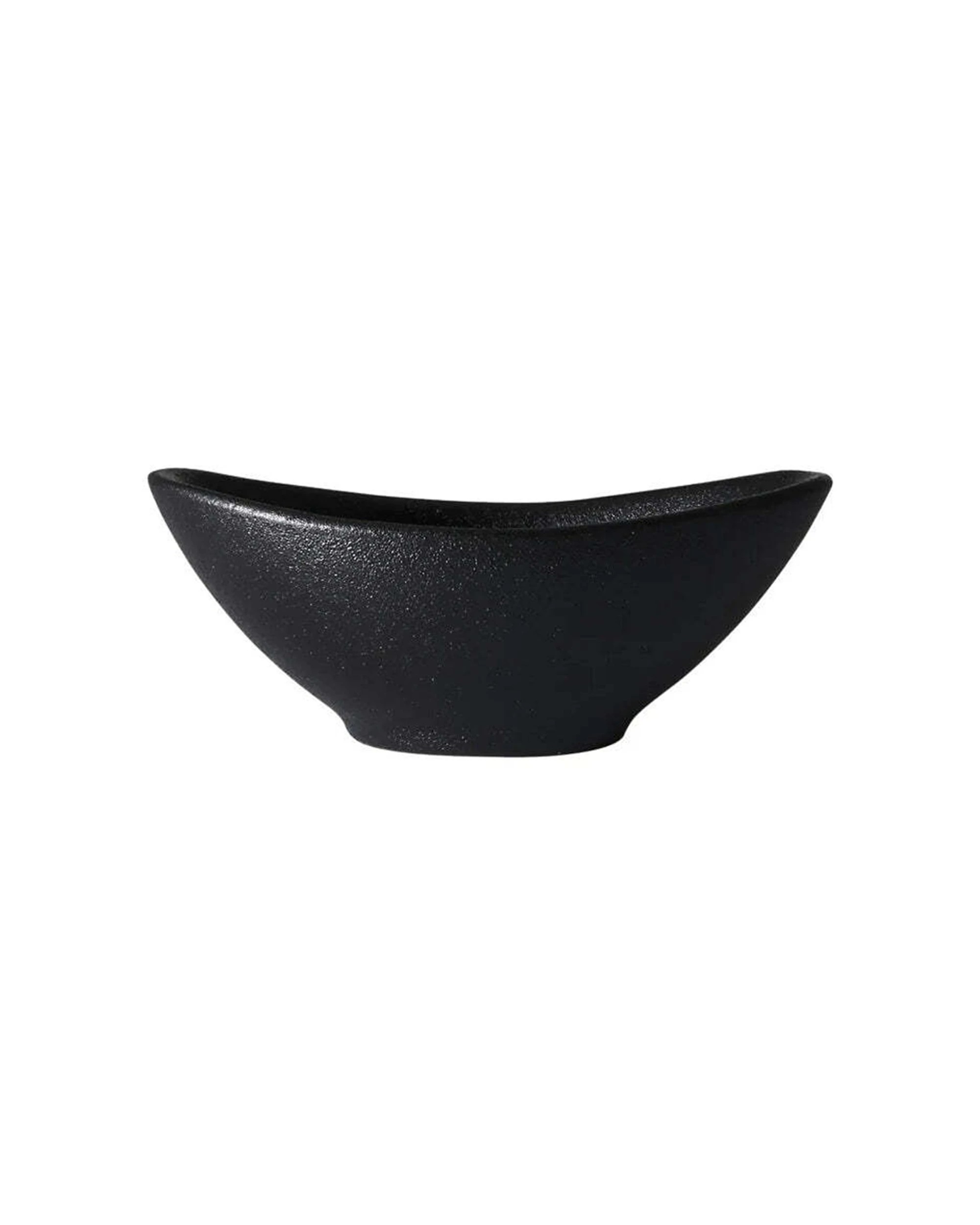 2 Maxwell & Williams Caviar Oval Sauce Bowl 11x4cm Porcelain Serveware - Black, 2 of 3