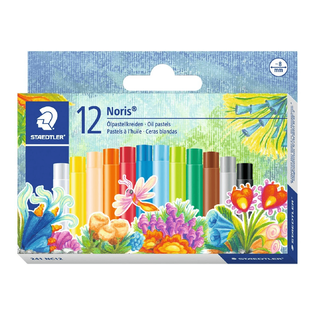 1 Staedtler Noris Oil Pastels 12 Pack, 1 of 7