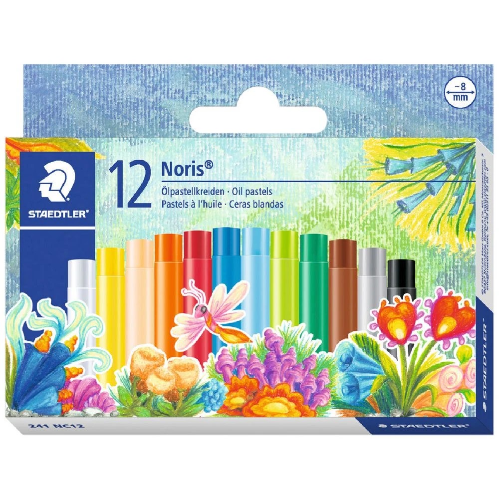 1 Staedtler Noris Oil Pastels 12 Pack, 1 of 7