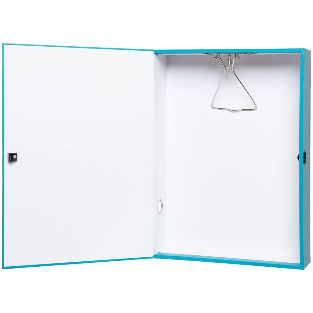 3 J.Burrows Foolscap Box File Teal, 3 of 4
