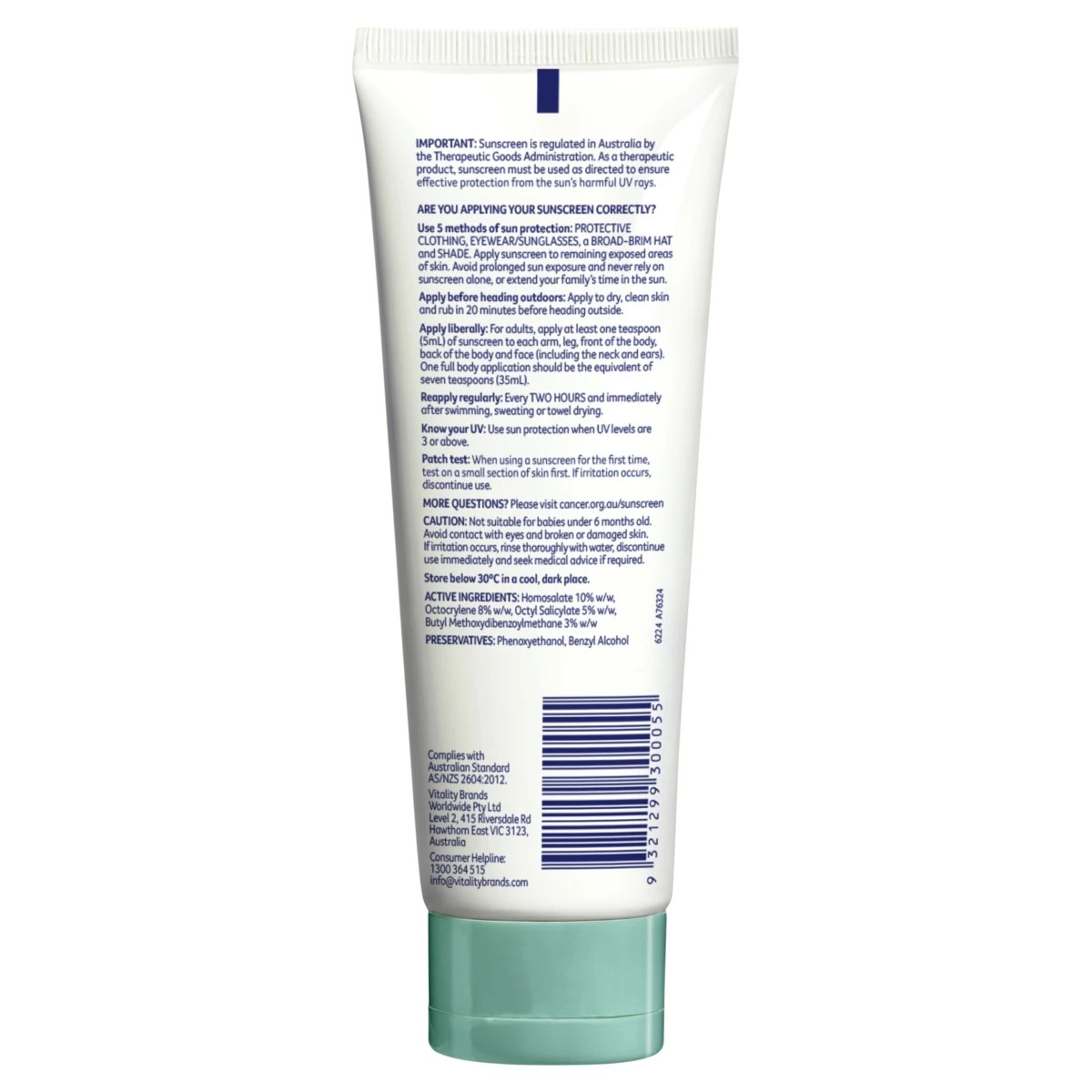 2 Cancer Council Moisturising Sunscreen 110ml - Aloe Vera & Vitamin E, 2 of 4