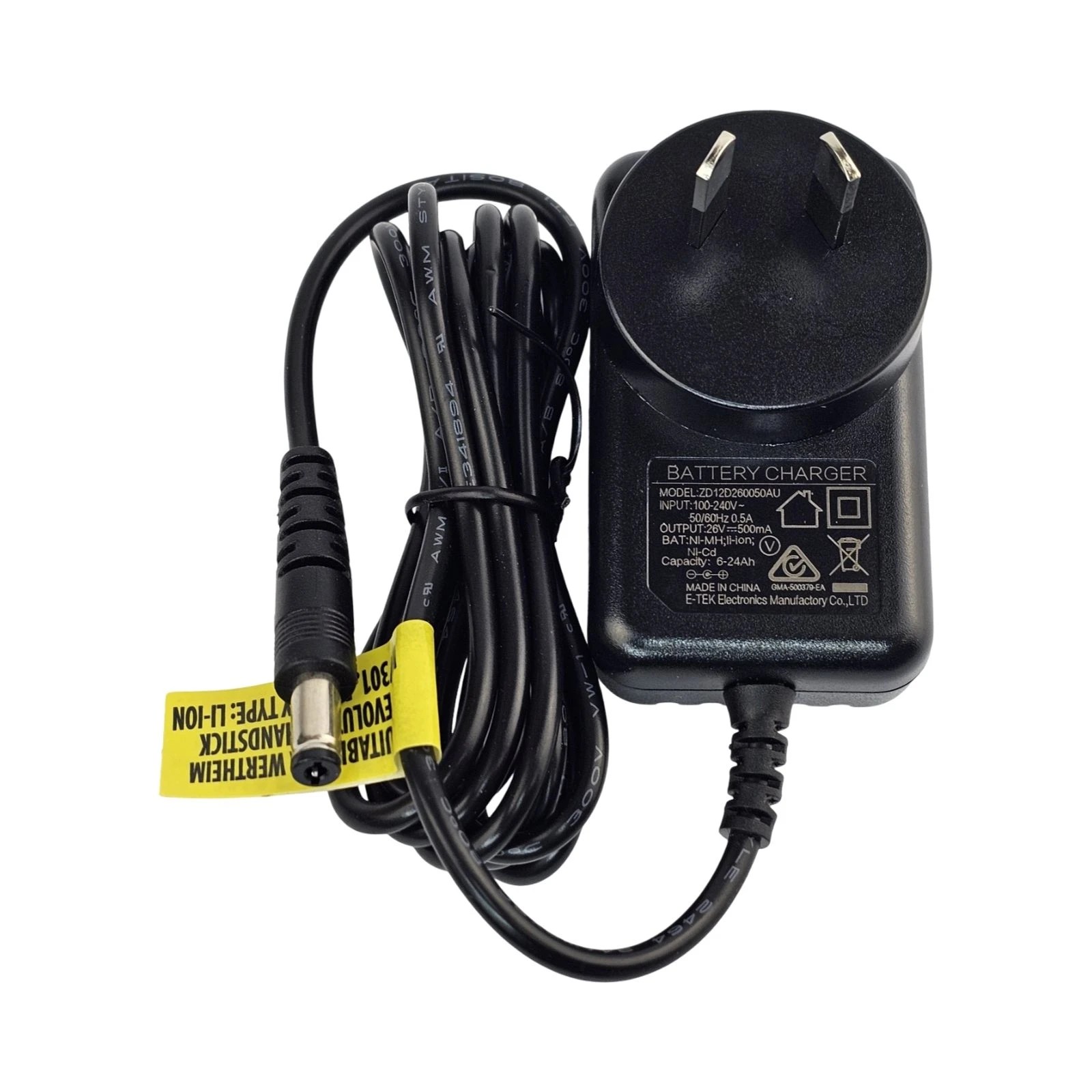 2 Wertheim Charger For Evolution Handstick W7301 Stick Vacuum Cleaner - Black, 2 of 4