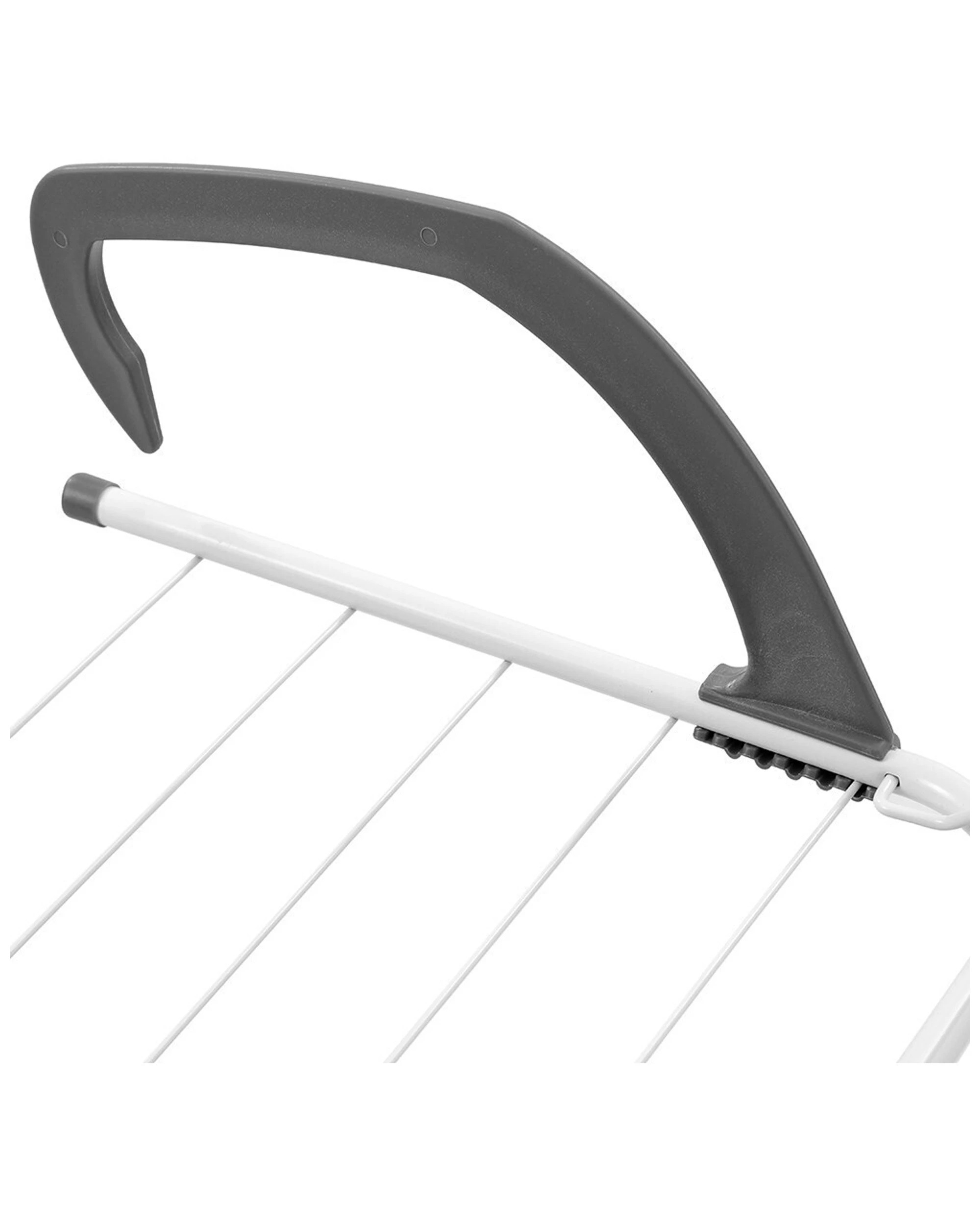 6 Boxsweden Hangit 60cm Extendable 9-Rails Balcony Airer 2PK Folds Flat.
 - white, 6 of 6