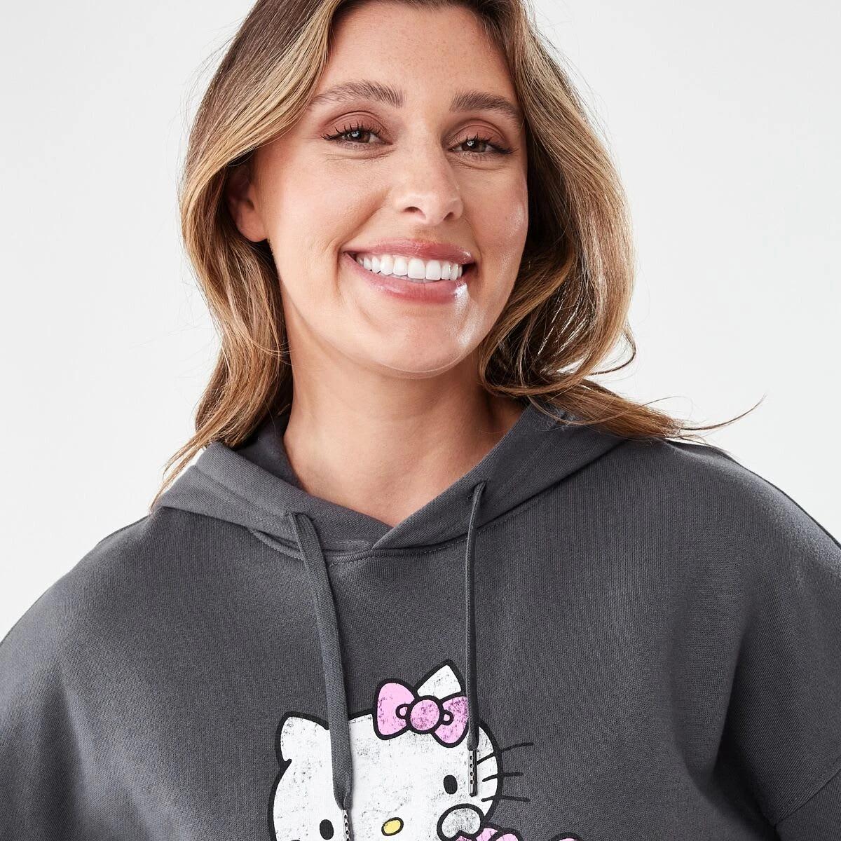4 Hello Kitty License Long Sleeve Hoodie Hellokitty, 4 of 6