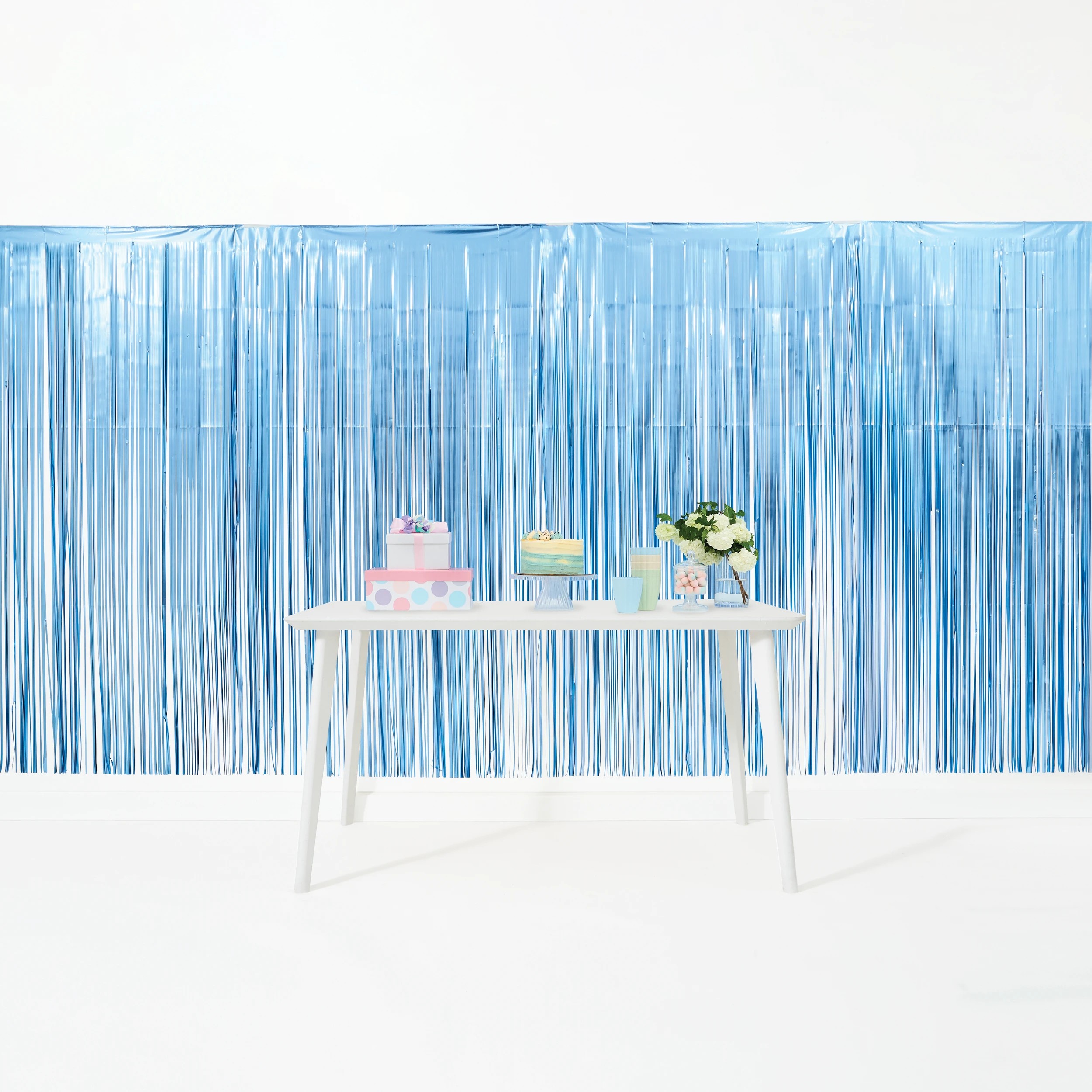 1 Matte Blue Foil Backdrop, 1 of 5