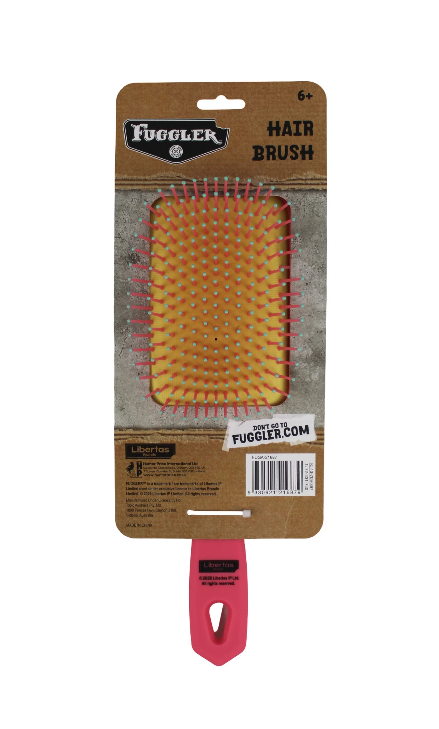 4 Fuggler Paddle Hairbrush -Tiger, 4 of 4