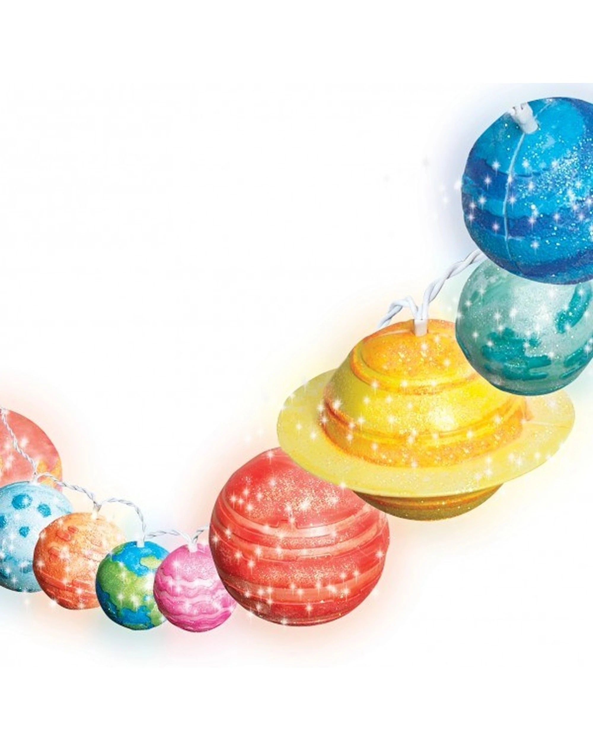 1 4M Steam Powered Girls Solar System String Lights Fun Educational Kids Toy, 1 of 2