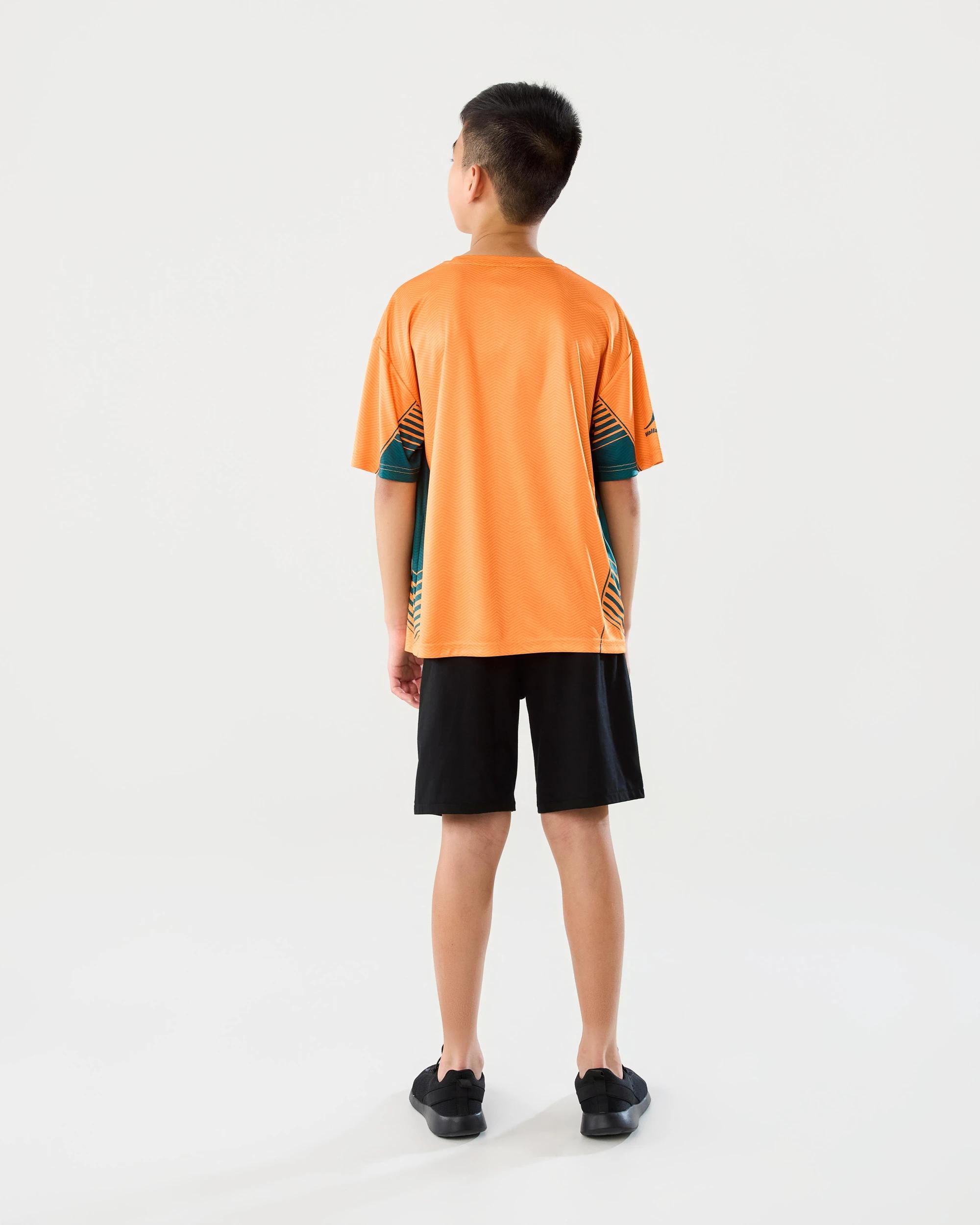 9 Wallabies Rugby Kids T-shirt Yellow, 9 of 9