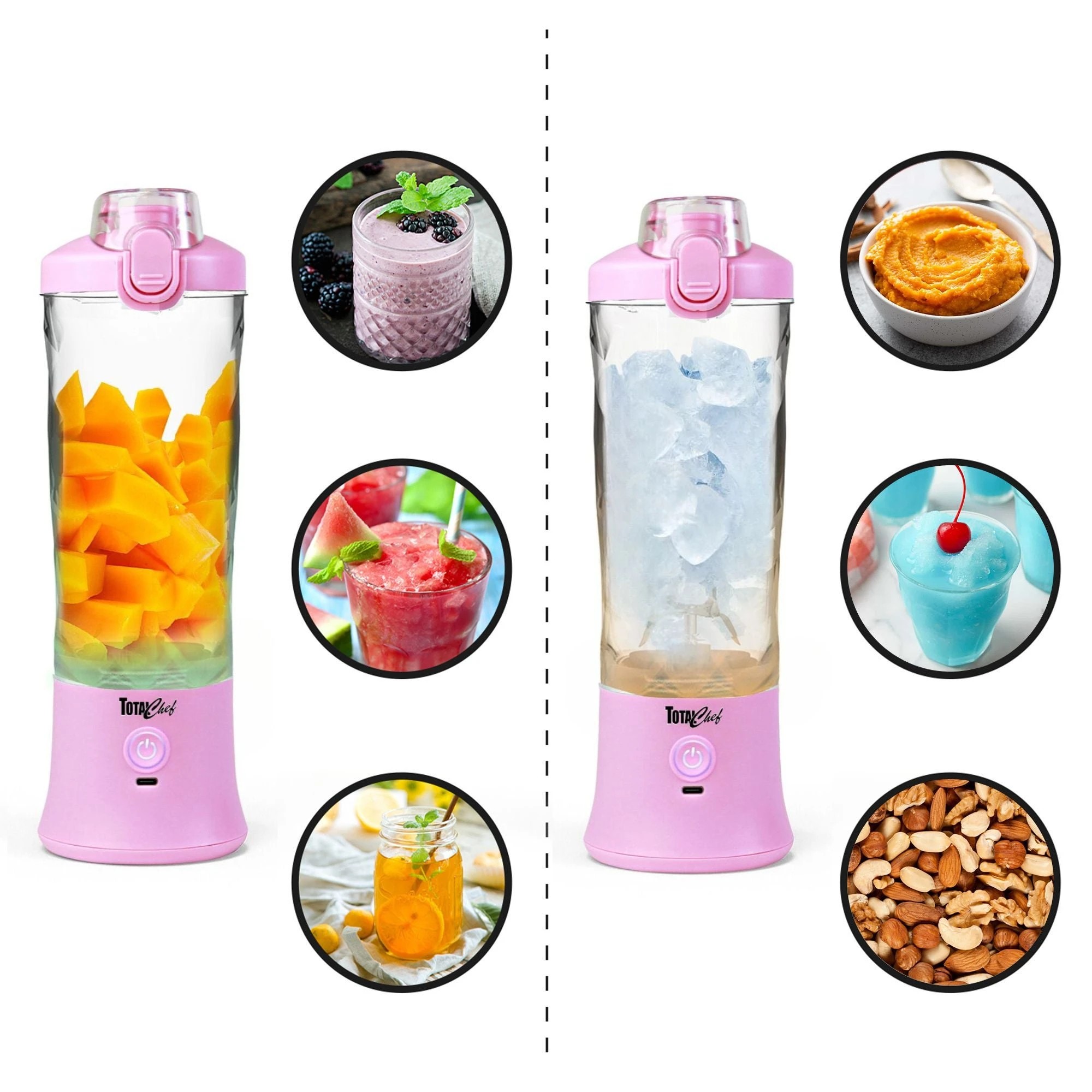 5 Total Chef Personal Blender Lilac - Pink, 5 of 7