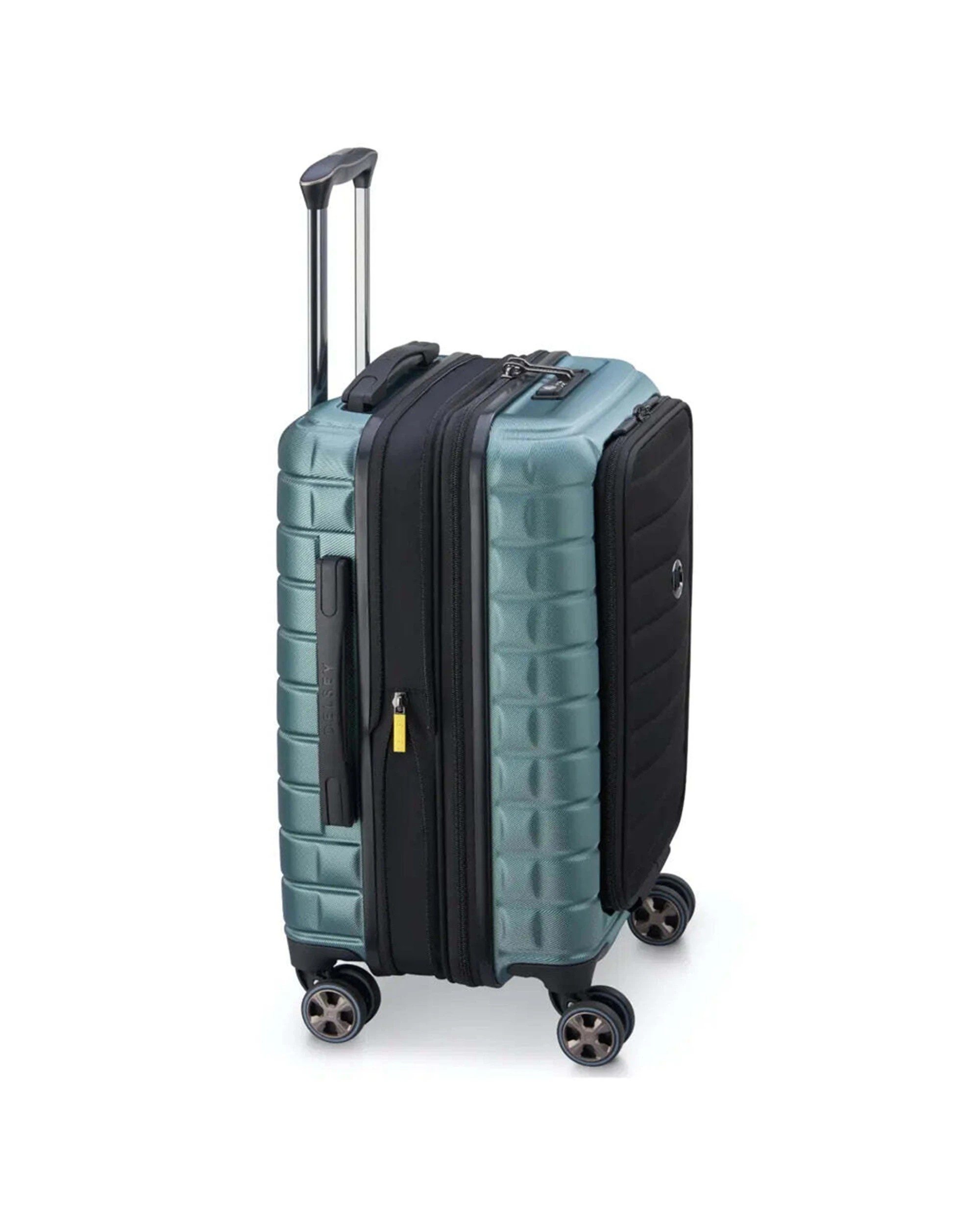 3 Delsey Luggage Shadow 5.0 - 55 cm 15in Laptop Front Loader Cabin Suitcase TSA Lock - Green, 3 of 8