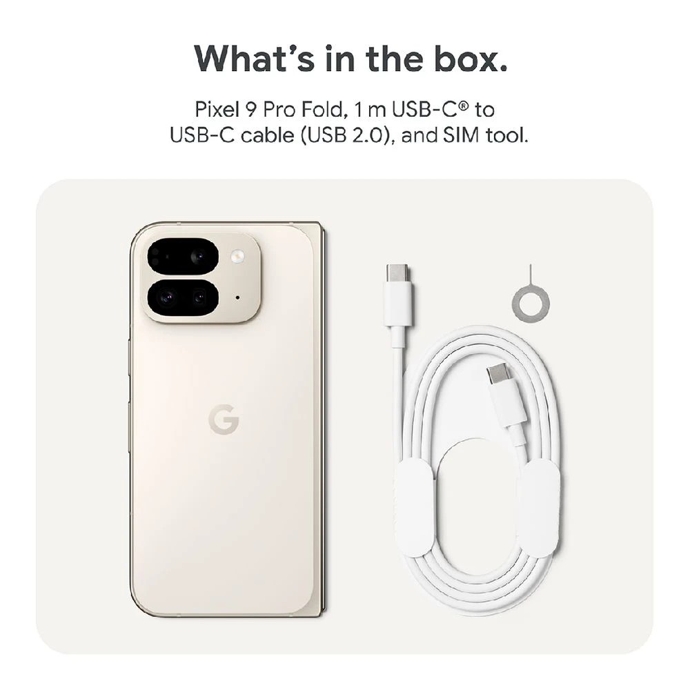 7 Google Pixel 9 Pro Fold 5G Smartphone 256GB Porcelain, 7 of 10