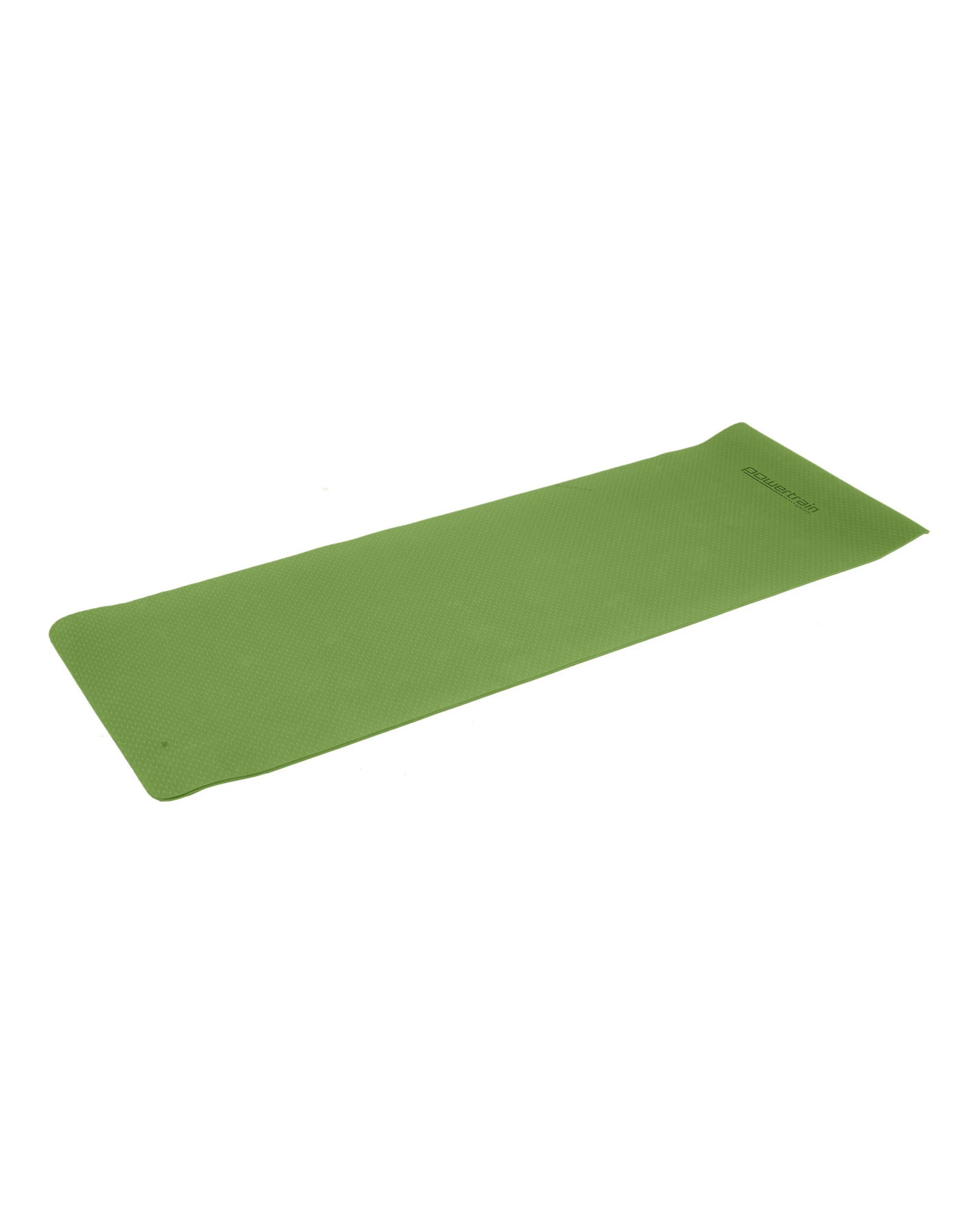 3 Powertrain TPE Pilates Exercise Yoga Mat Workout 6mm Home Gym 183cm - Green, 3 of 7