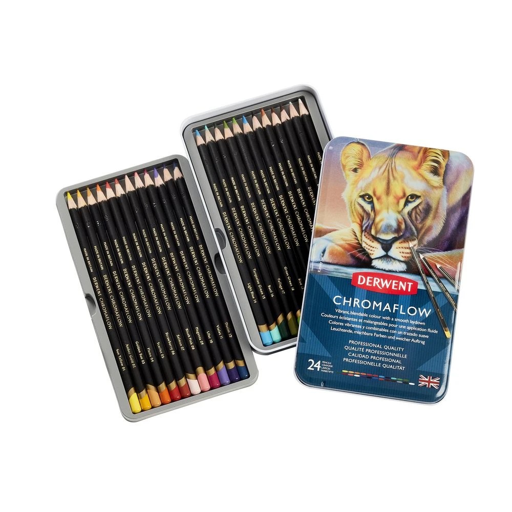 2 Derwent Chromaflow Coloured Pencils 24 Pack, 2 of 2