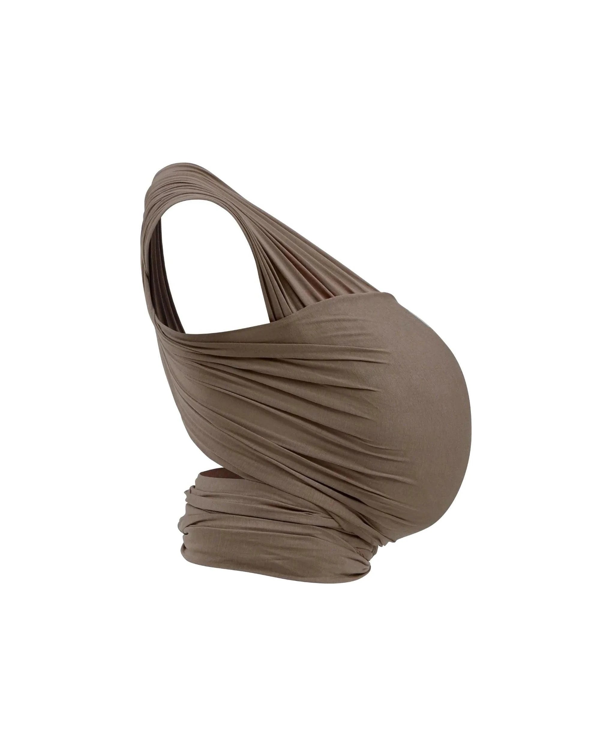 2 Gaia Baby Stretchy Baby Wrap - Nutmeg, 2 of 5