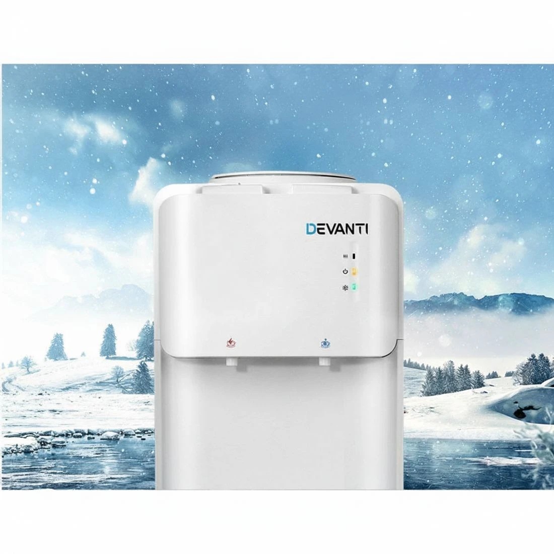 6 Devanti Water Cooler Dispenser Stand - White, 6 of 8