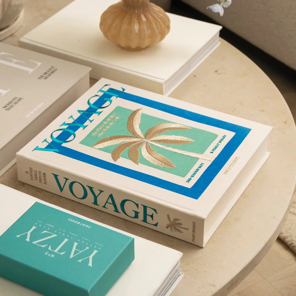 3 Printworks Embroidered Photo Album-Voyage - Beige, 3 of 5