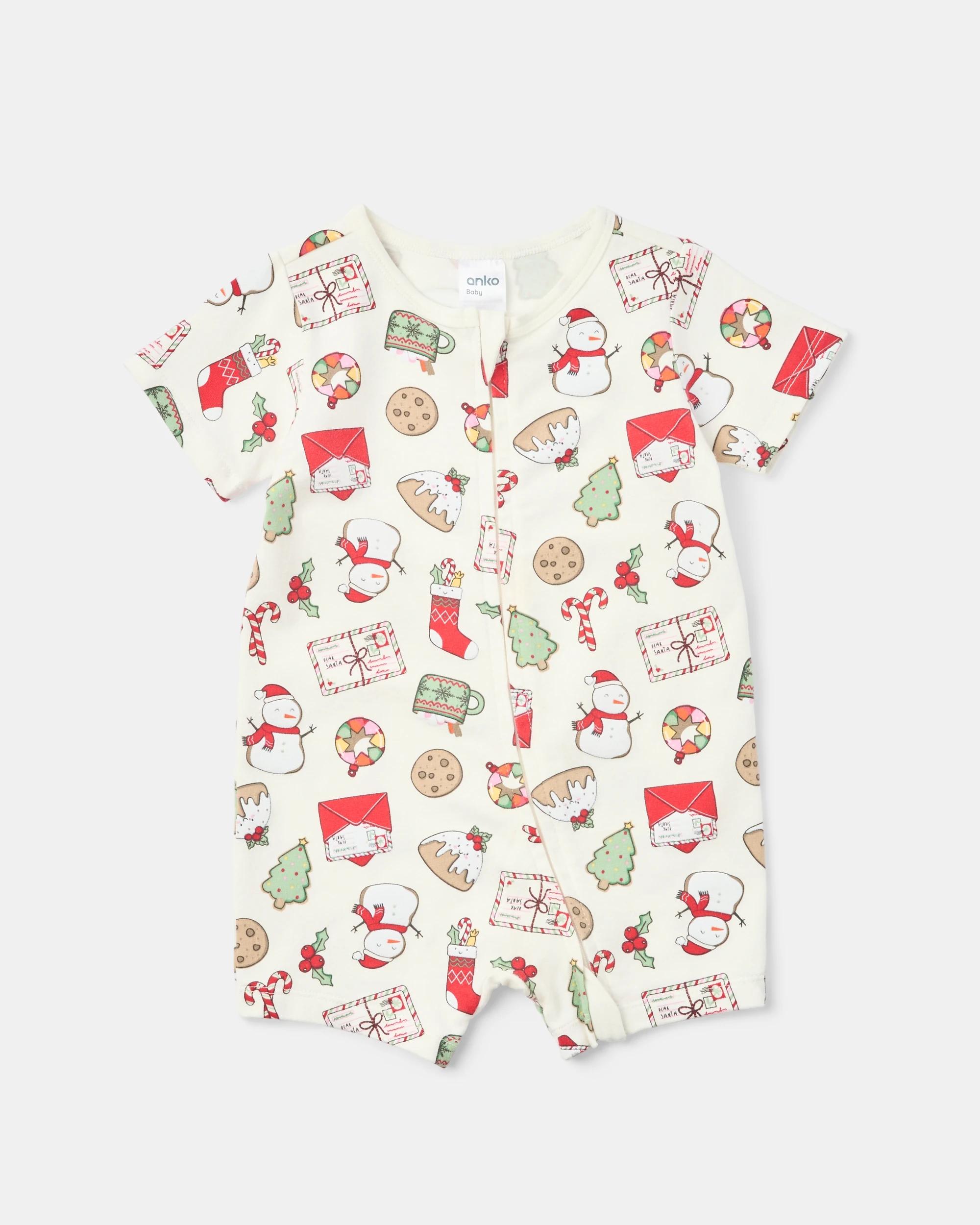 5 Family Matching Christmas Icons Wishing Tree Baby Romper Xmas Icons, 5 of 7