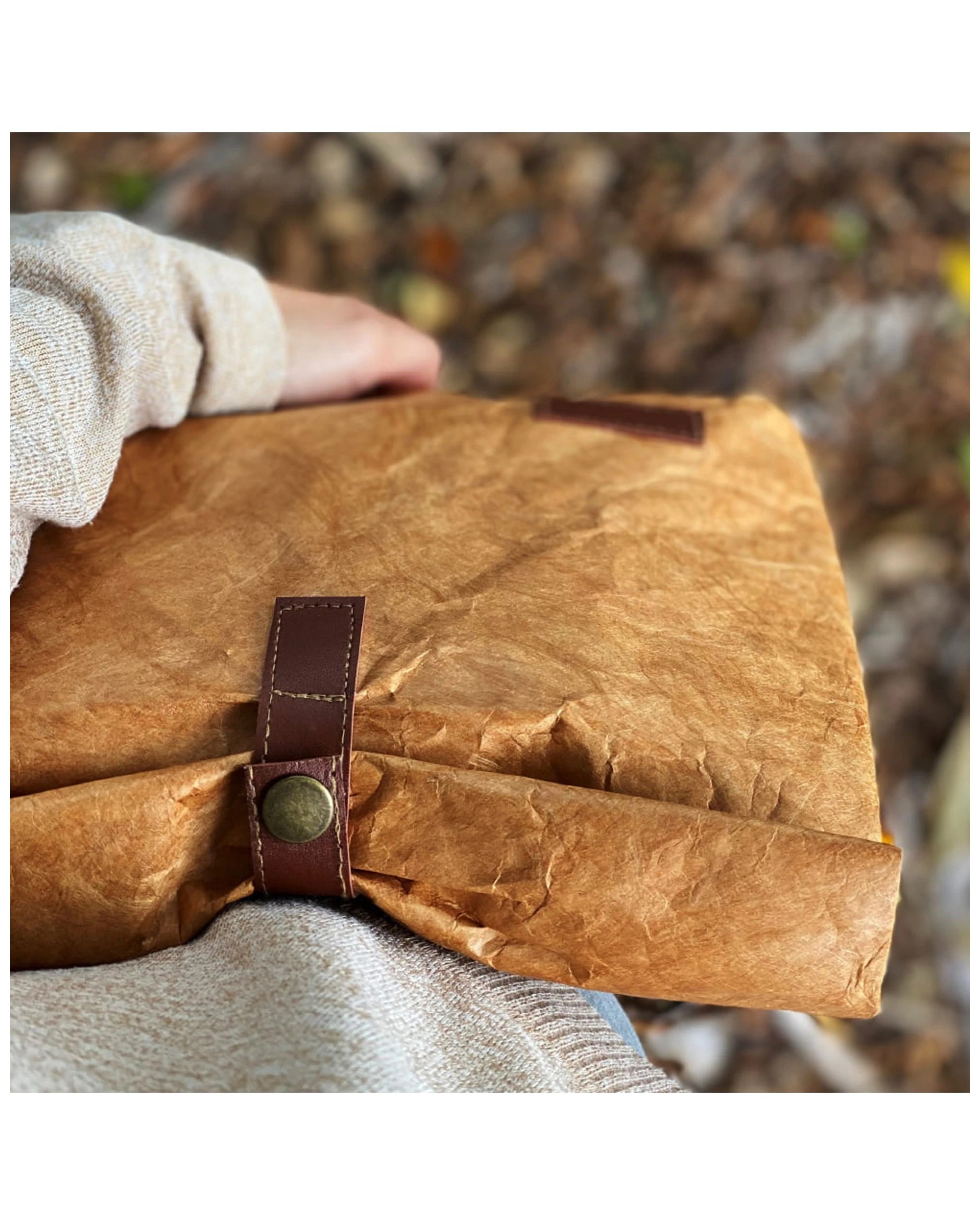 8 Eco Basics Reusable Insulated Paper Snack/lunch Bag Waterproof Storage Brown
 - Brown, 8 of 9