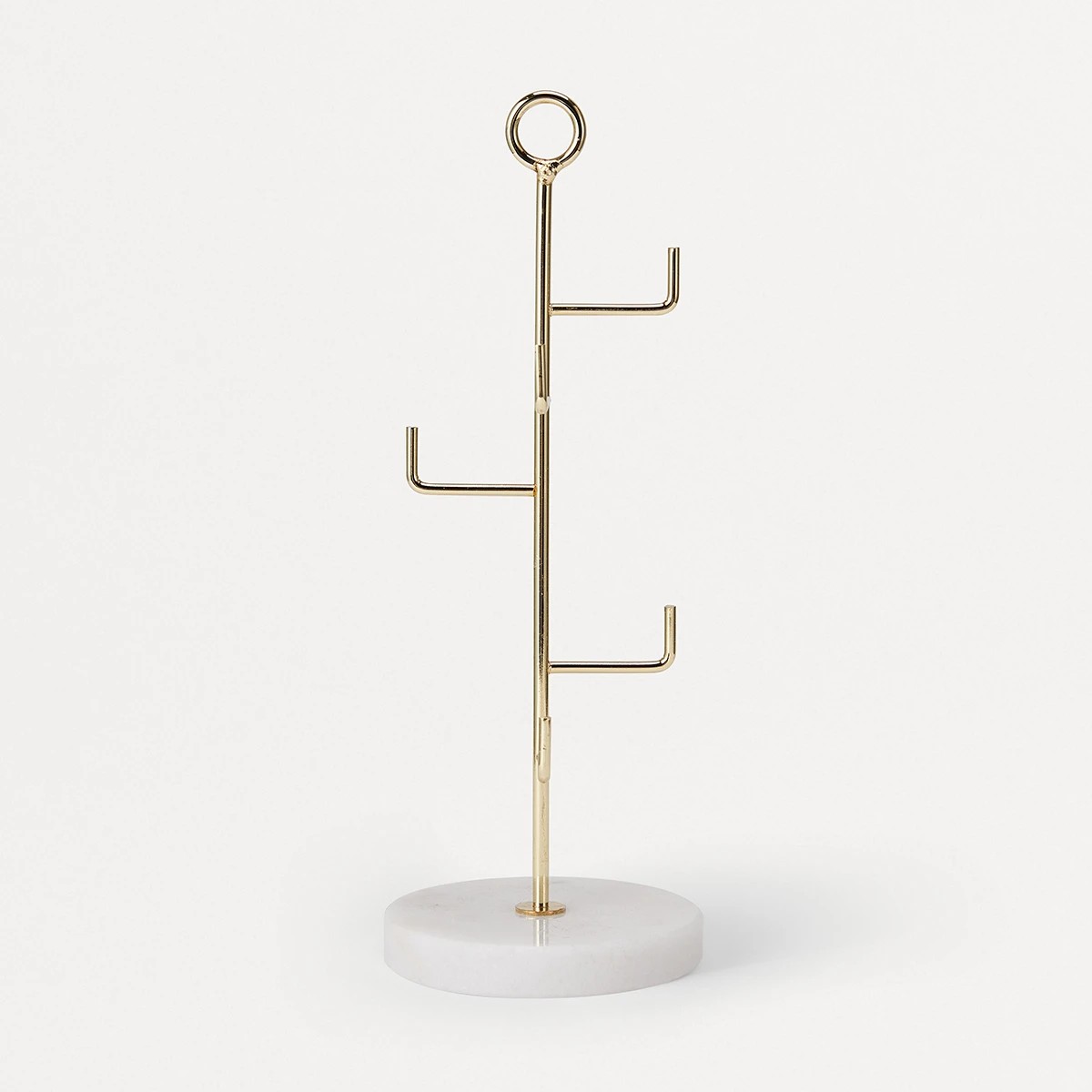 2 Marble Jewellery Tree - Gold Look, 2 of 6
