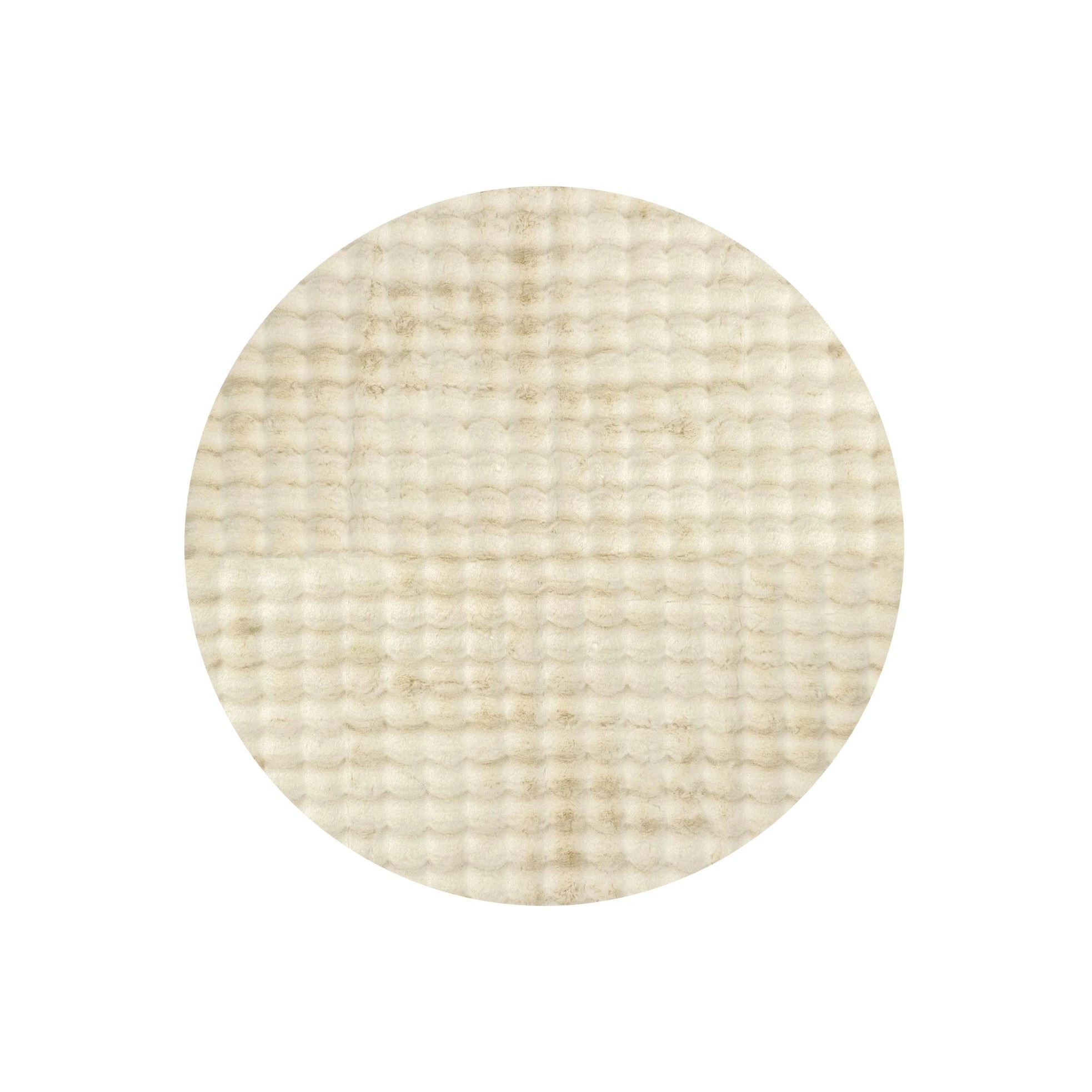 1 Common Ground Rugs PureForm 22 100x100cm - White, 1 of 8