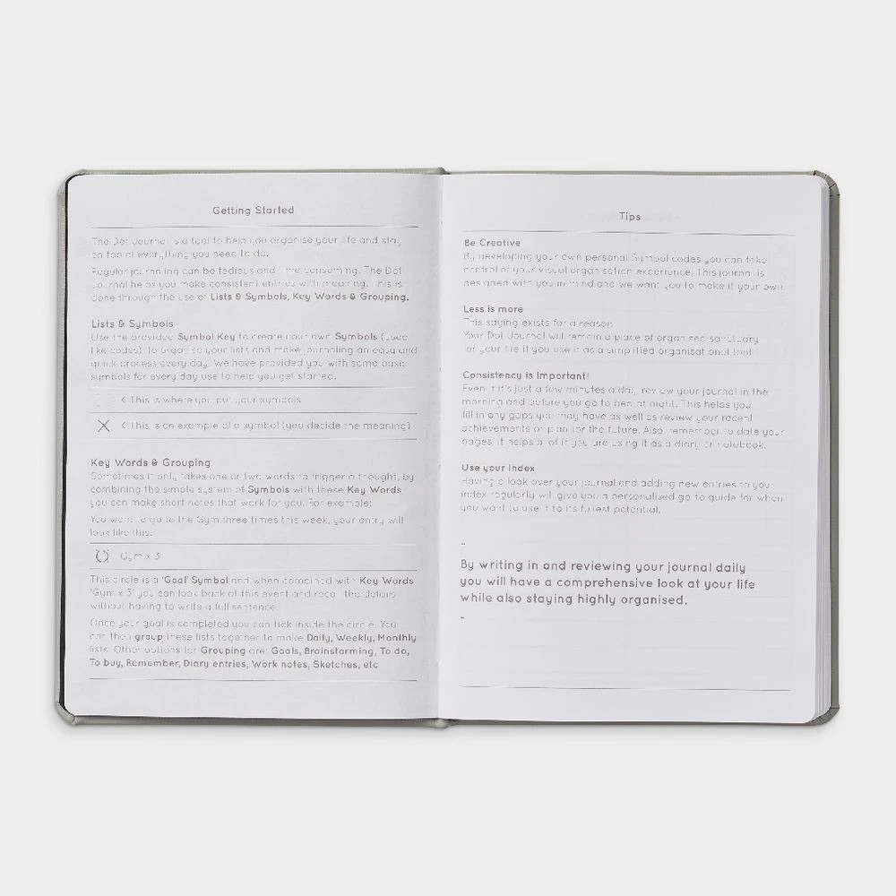 2 Otto A5 The Dot Journal 240 Page Grey, 2 of 5