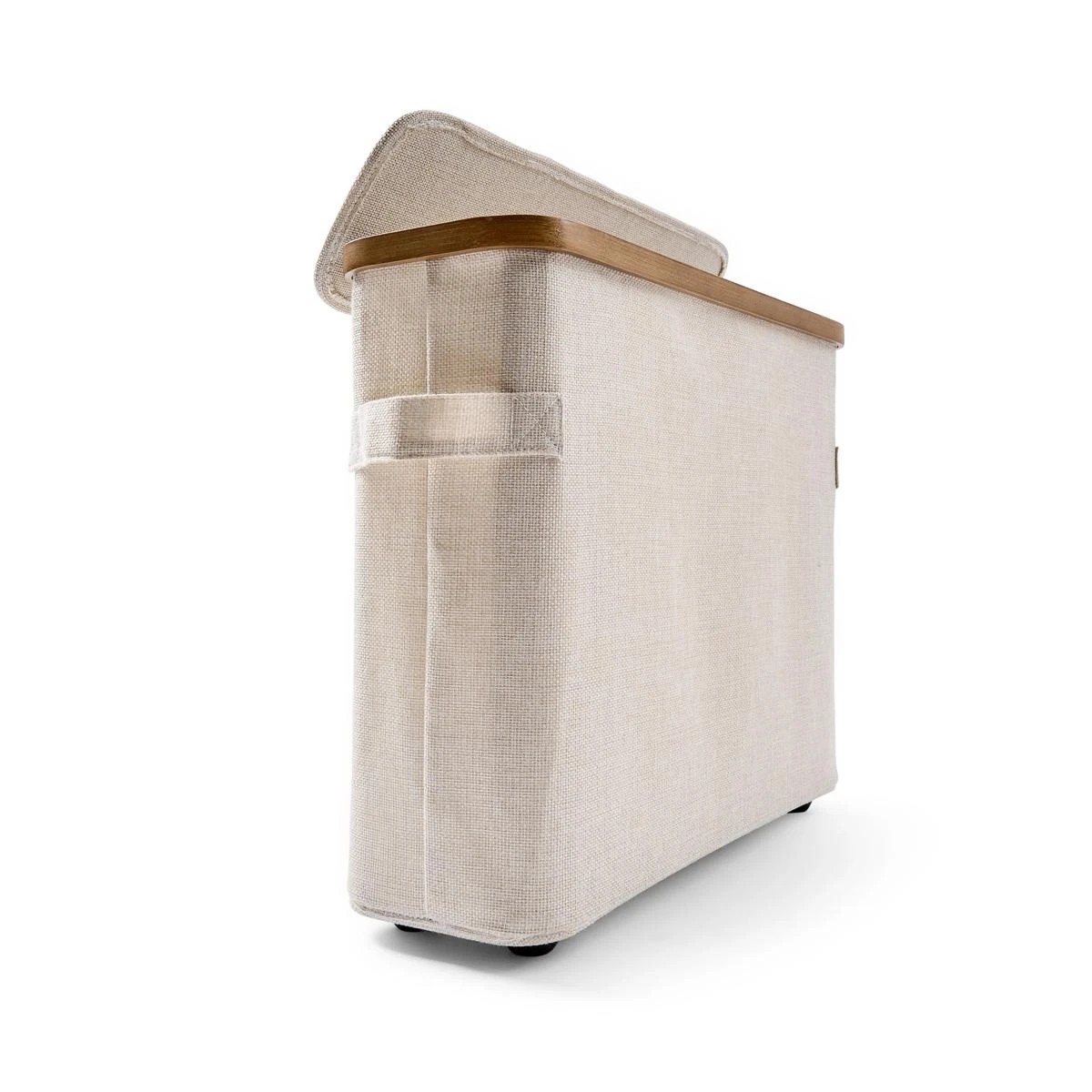 3 Linen Look Toilet Roll Holder, 3 of 9