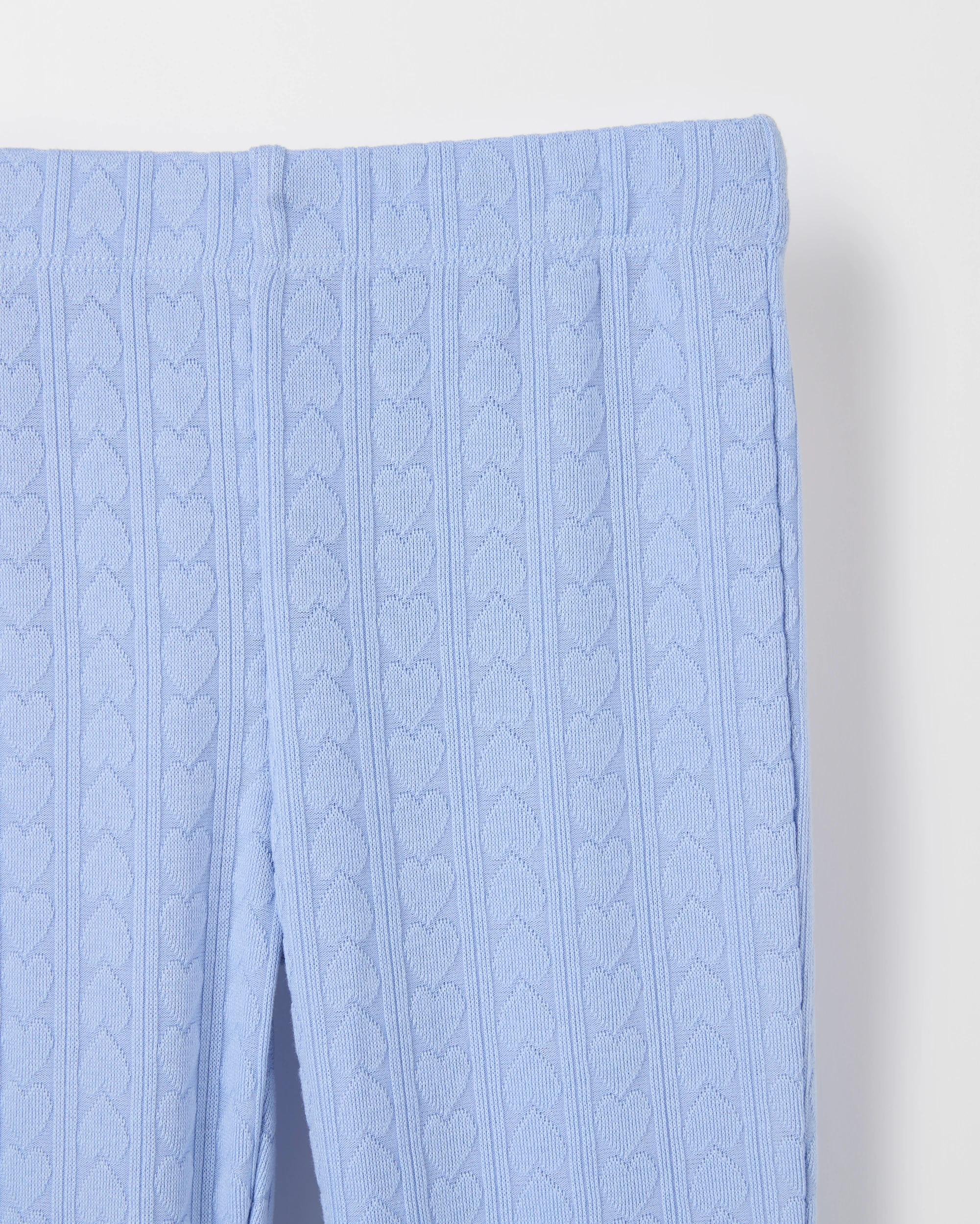 5 Target Kids Heart Rib Leggings BLUE, 5 of 5