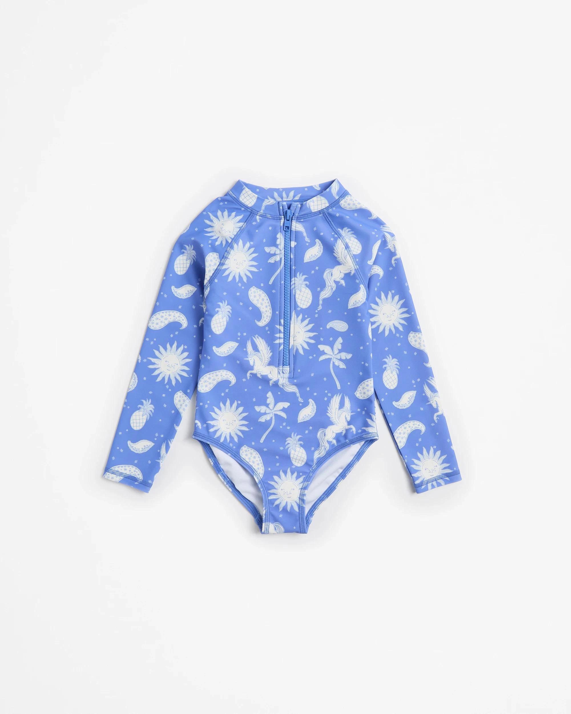 1 Target Long Sleeve Swim Surfsuit BLUE UNICORN, 1 of 3